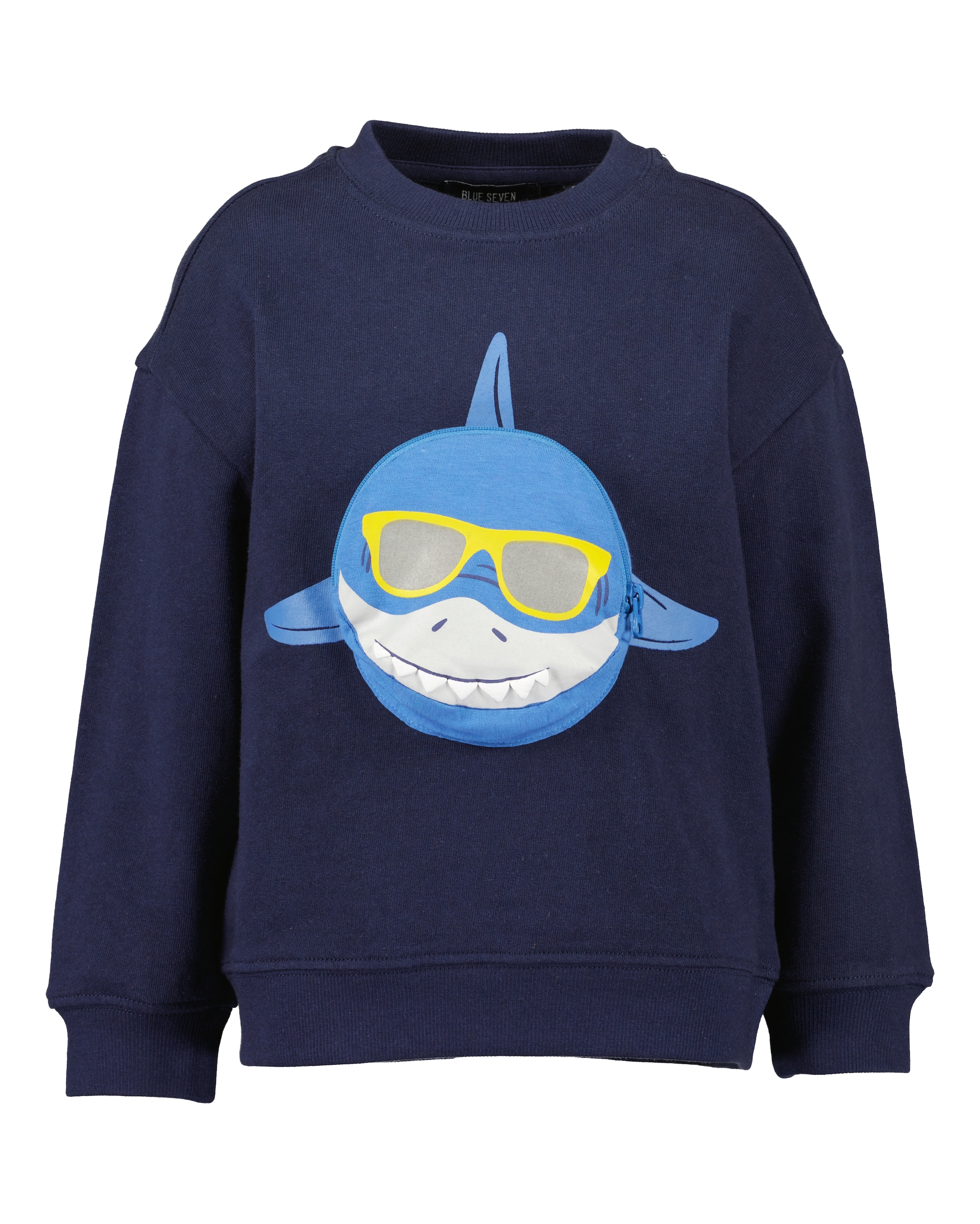 Blue Seven Sweatshirt , mit cooler aufgesetzter Tasche
