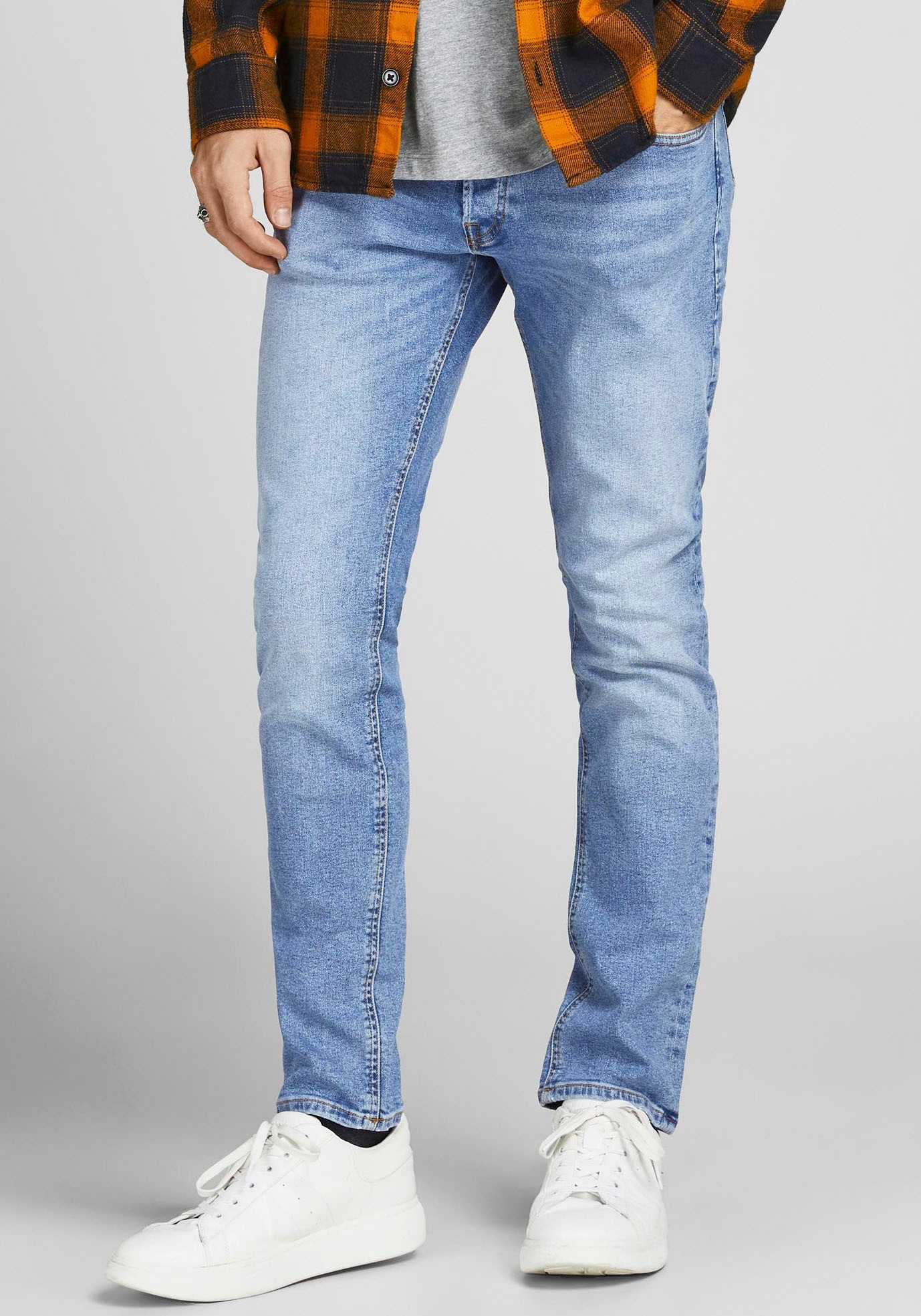 Jack & Jones "JJIGLENN Jeans mit schmaler Beinform und Stretch für Komfort" günstig online kaufen