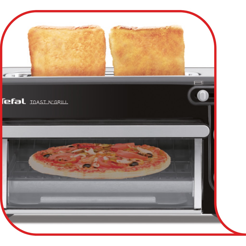 Tefal Minibackofen »TL6008 Toast n’ Grill«, sehr energieeffizient und schnell, 1300 Watt