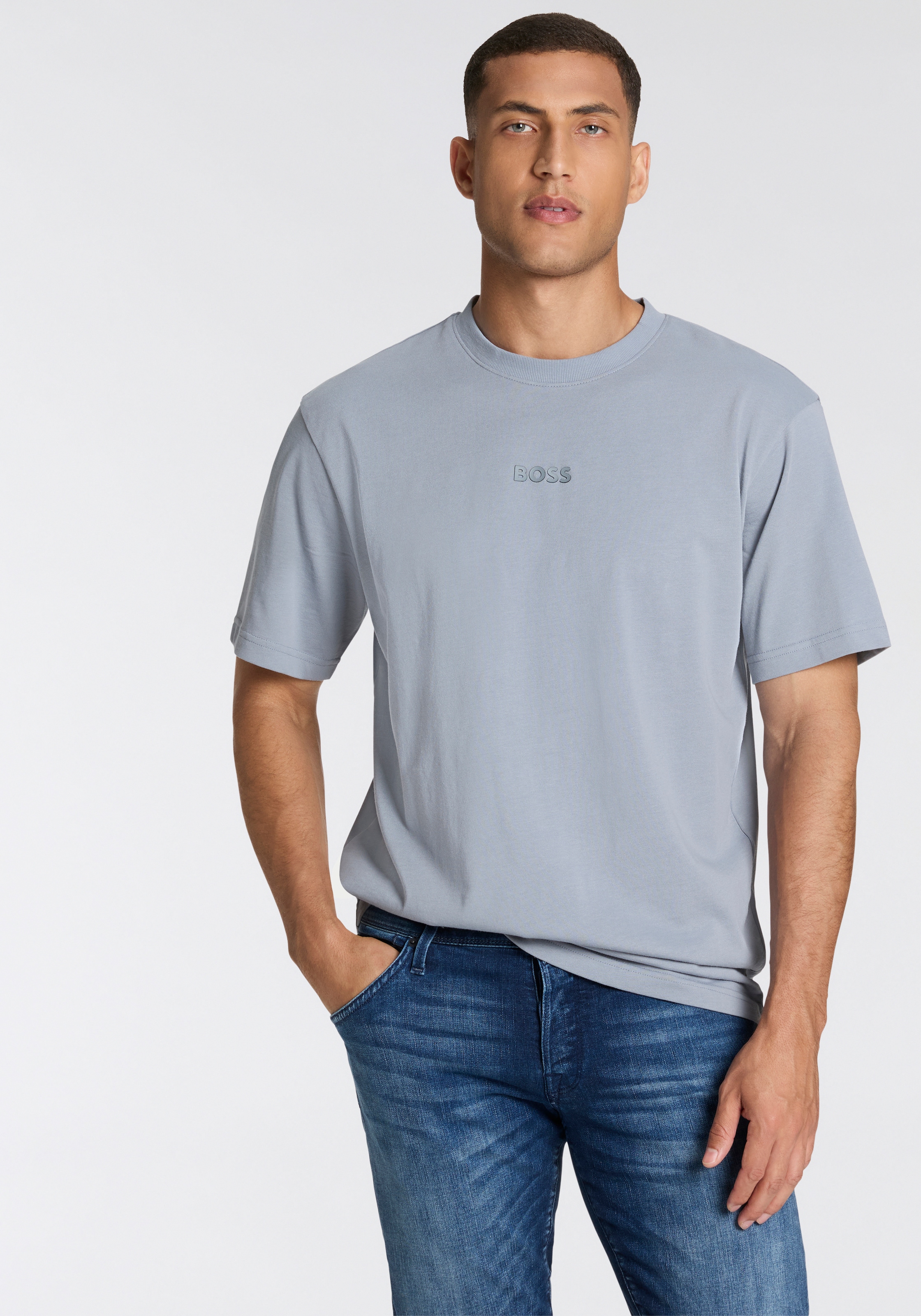 BOSS GREEN T-Shirt "Tee", mit Rundhalsausschnitt günstig online kaufen