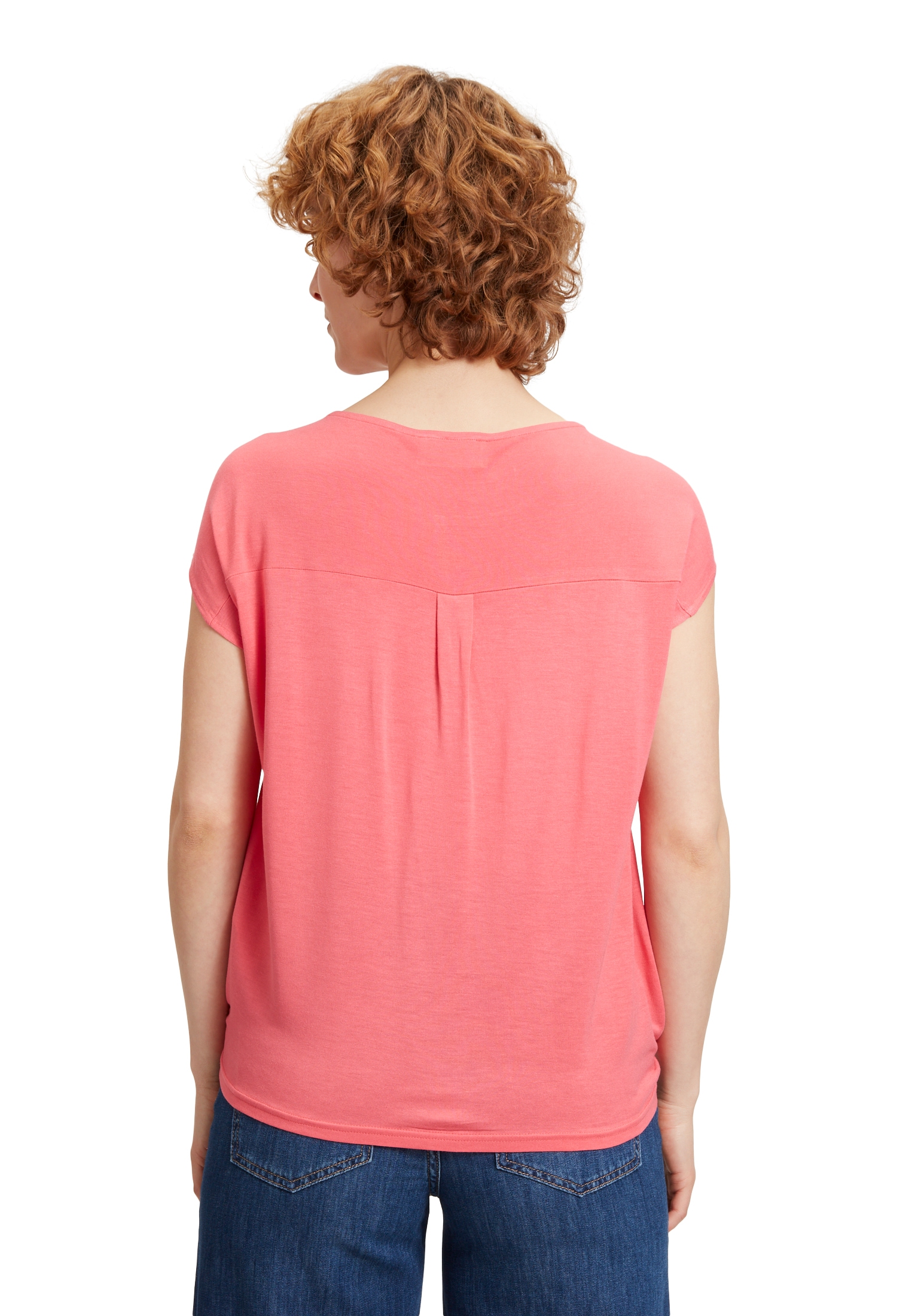 Cartoon Kurzarmshirt »Cartoon Rundhals-Shirt mit Schleifenknoten«, (1 tlg.), Materialmix