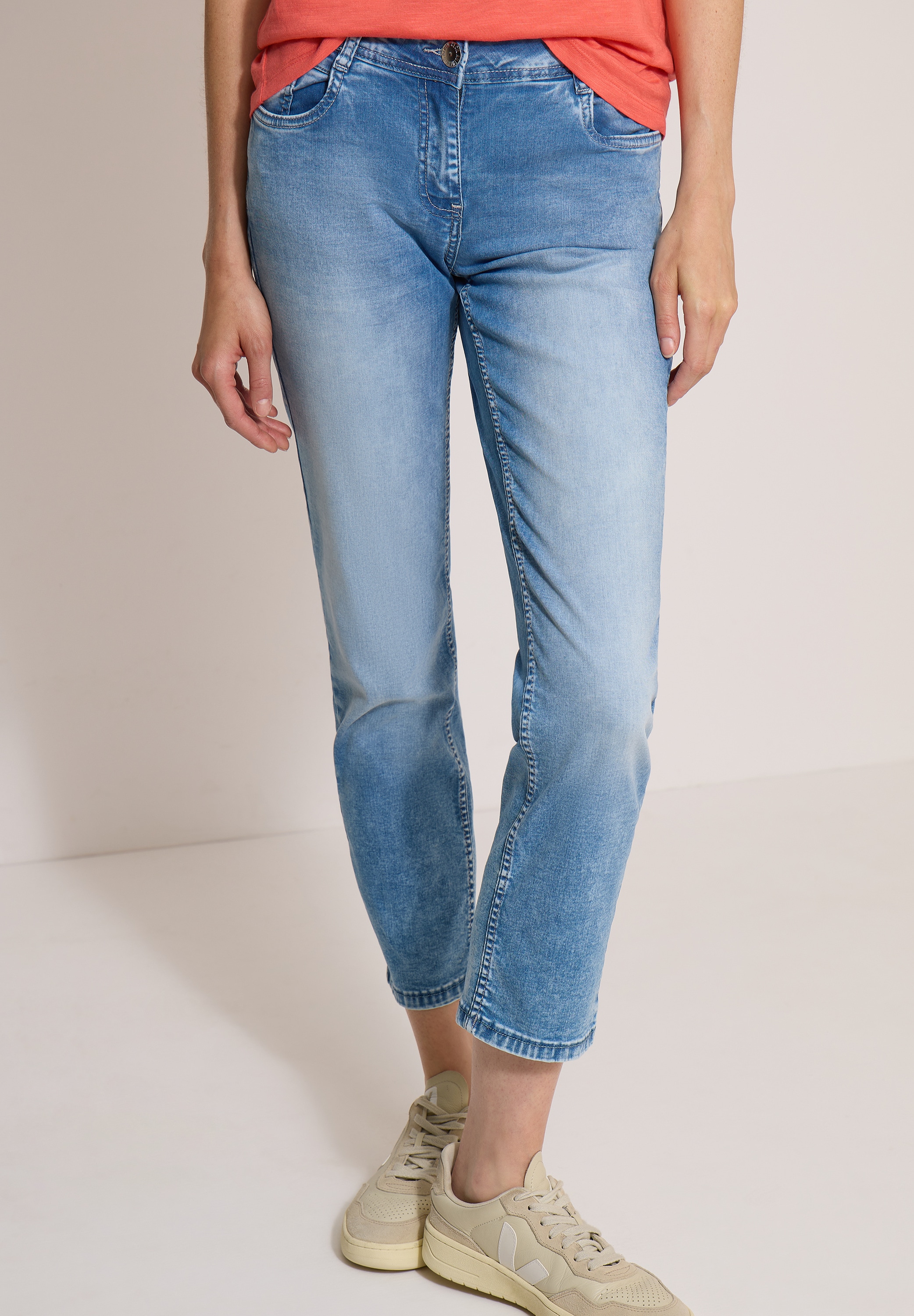 Cecil Comfort-fit-Jeans Middle Waist