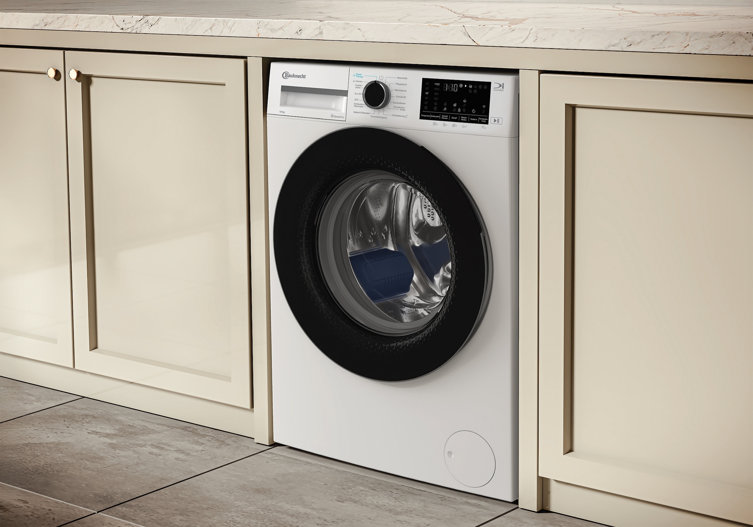 BAUKNECHT Waschmaschine »B W 10A30 BS« 10 kg 1400 U/min Adaptive Wash – Intelligente Anpassung für perfekte Waschergebnisse