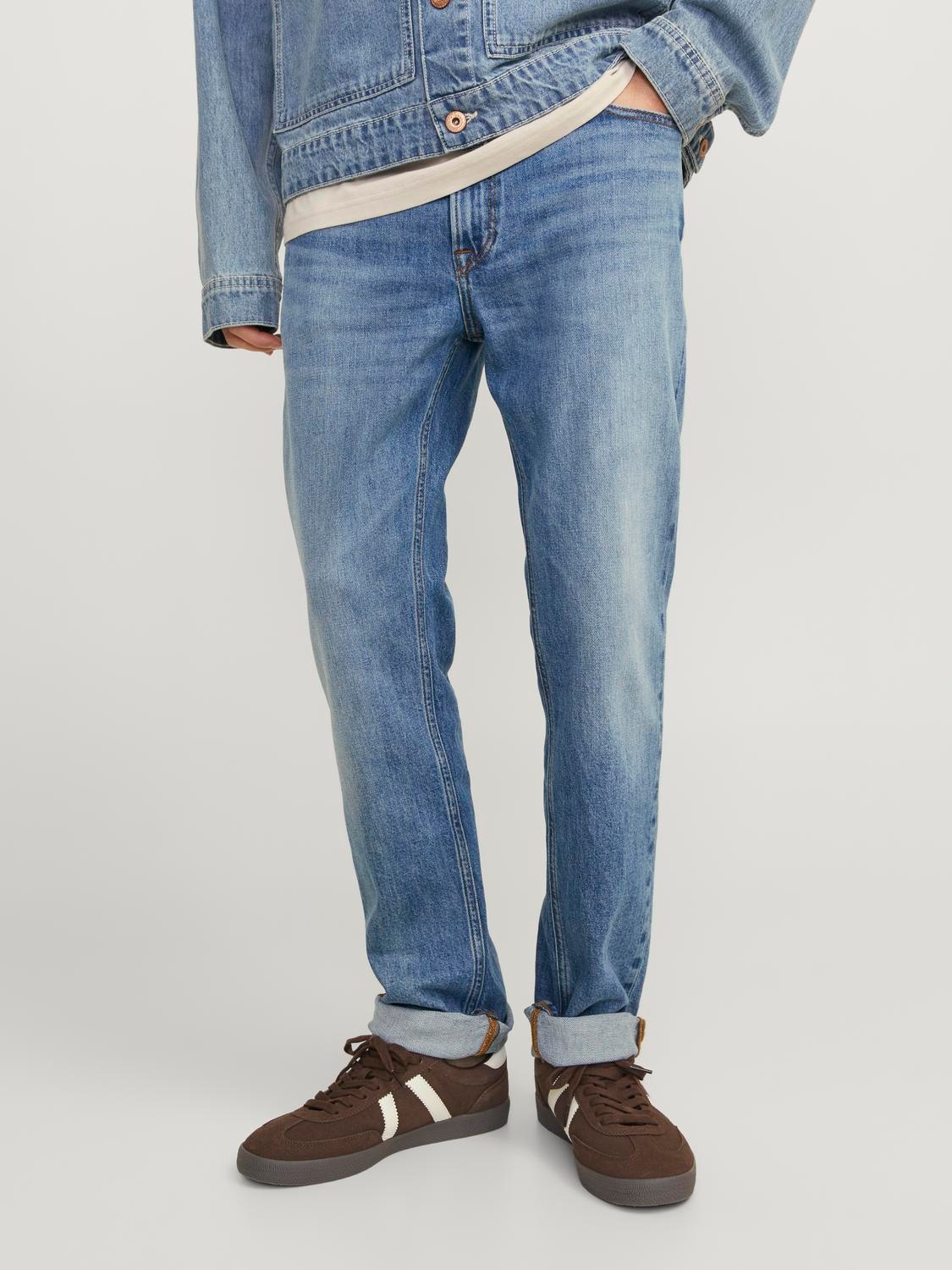 Jack & Jones Regular-fit-Jeans "JJICLARK im Used-Look, Stretchkomfort und n günstig online kaufen