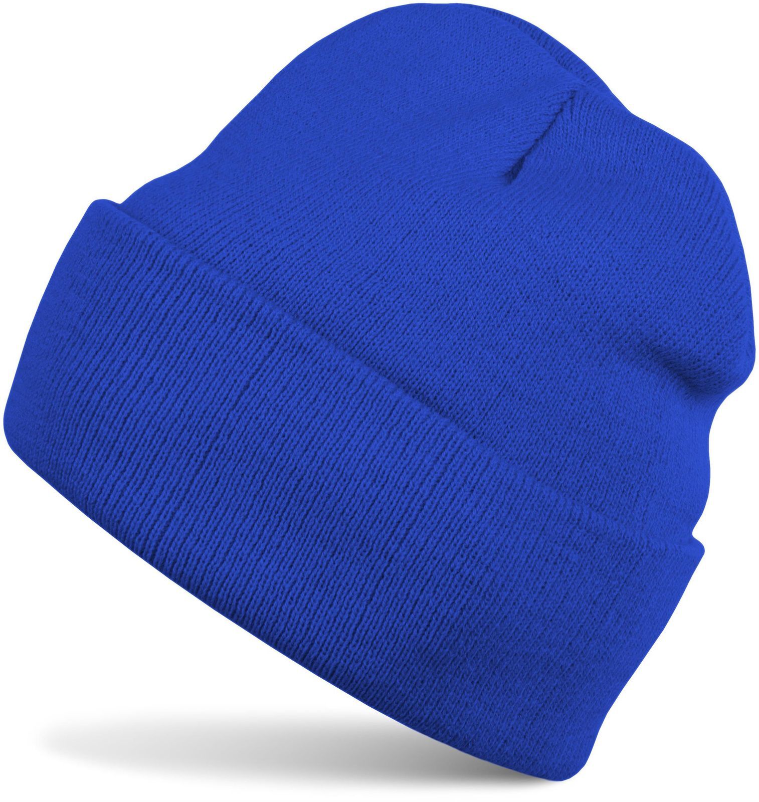 styleBREAKER Strickmütze "Kinder Strickmütze mit Krempe" 1 Stk.