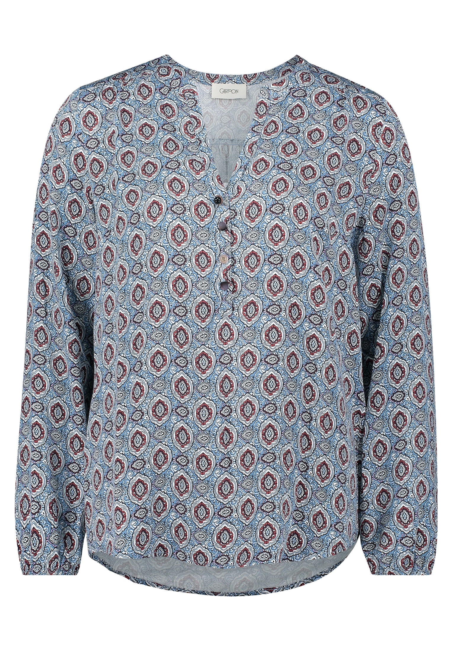 Cartoon Schlupfbluse » Casual-Bluse su Muster«...