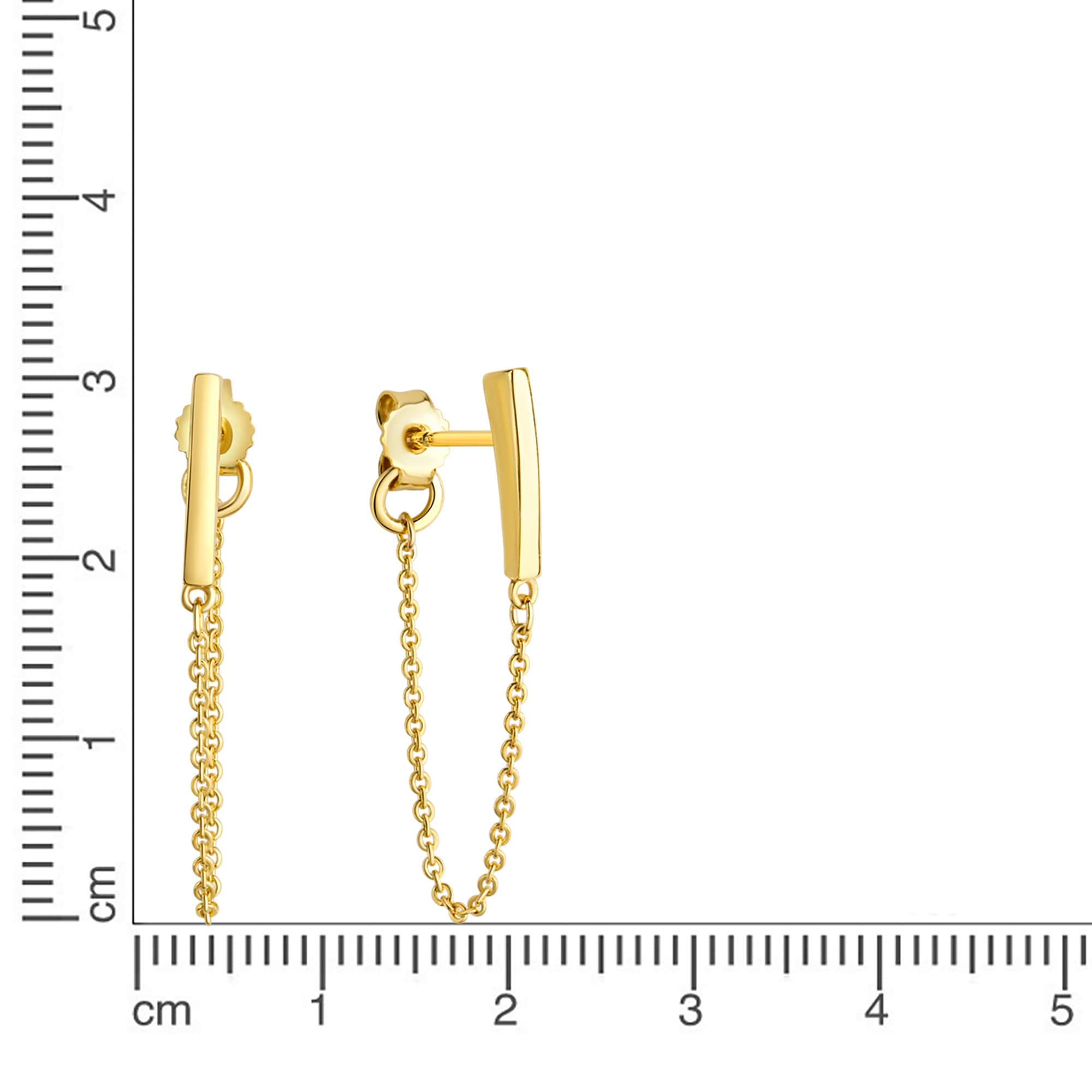 CELESTA Paar Ohrstecker »375 Gelbgold«