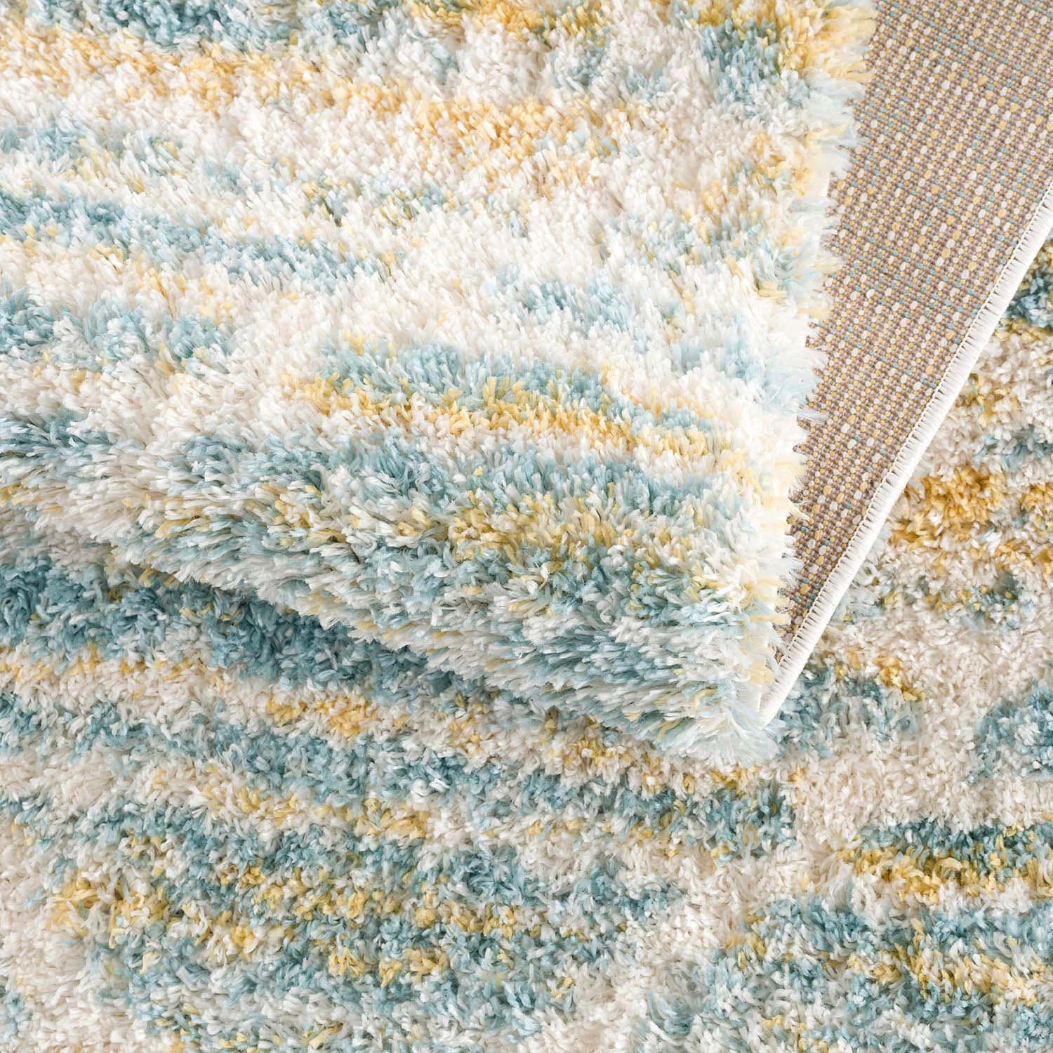 Carpet City Hochflor-Teppich »Pulpy 557«, rechteckig, 30 mm Höhe, besonders weich, Ethno Look, ideal für Wohnzimmer & Schlafzimmer
