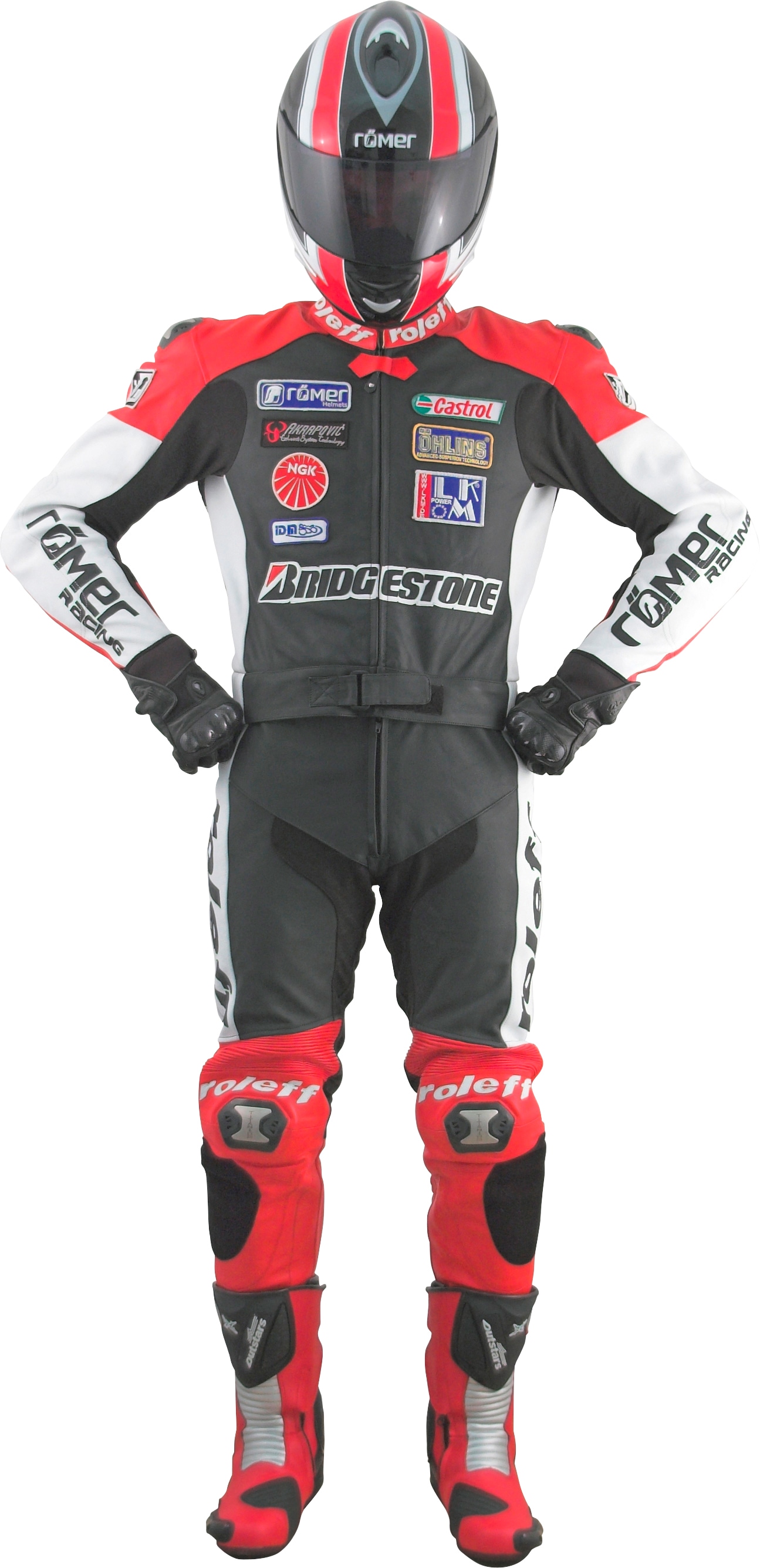 roleff Motorradkombi "Hockenheim Black Edition" 2 Stk.