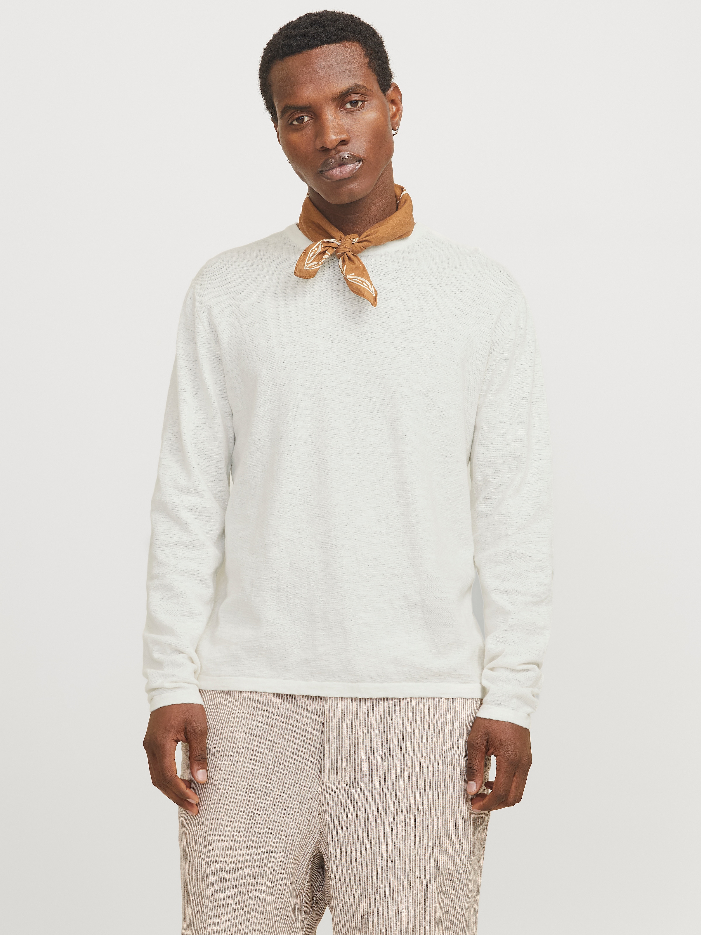 Jack & Jones Rundhalspullover »JJESUMMER KNIT CREW NECK SN« mit Rundhalsausschnitt