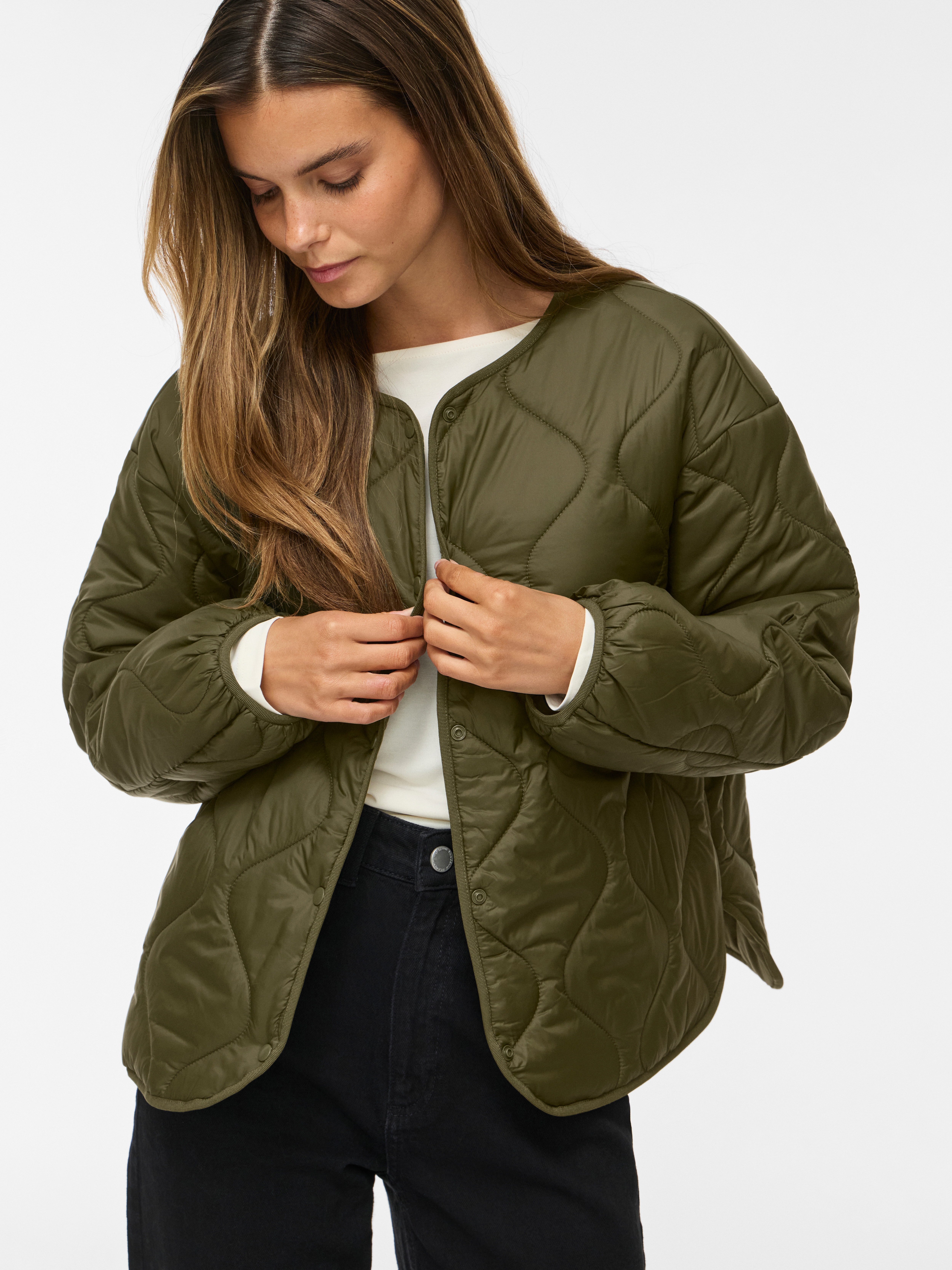 Vila Steppjacke "VIDUNE LIGHT JACKET - NOOS" Kunstfaser