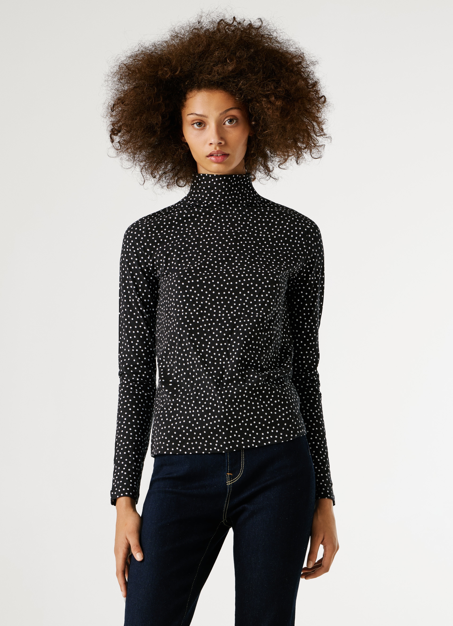 Pepe Jeans Langarmshirt "BIBI" mit Stehkragen günstig online kaufen