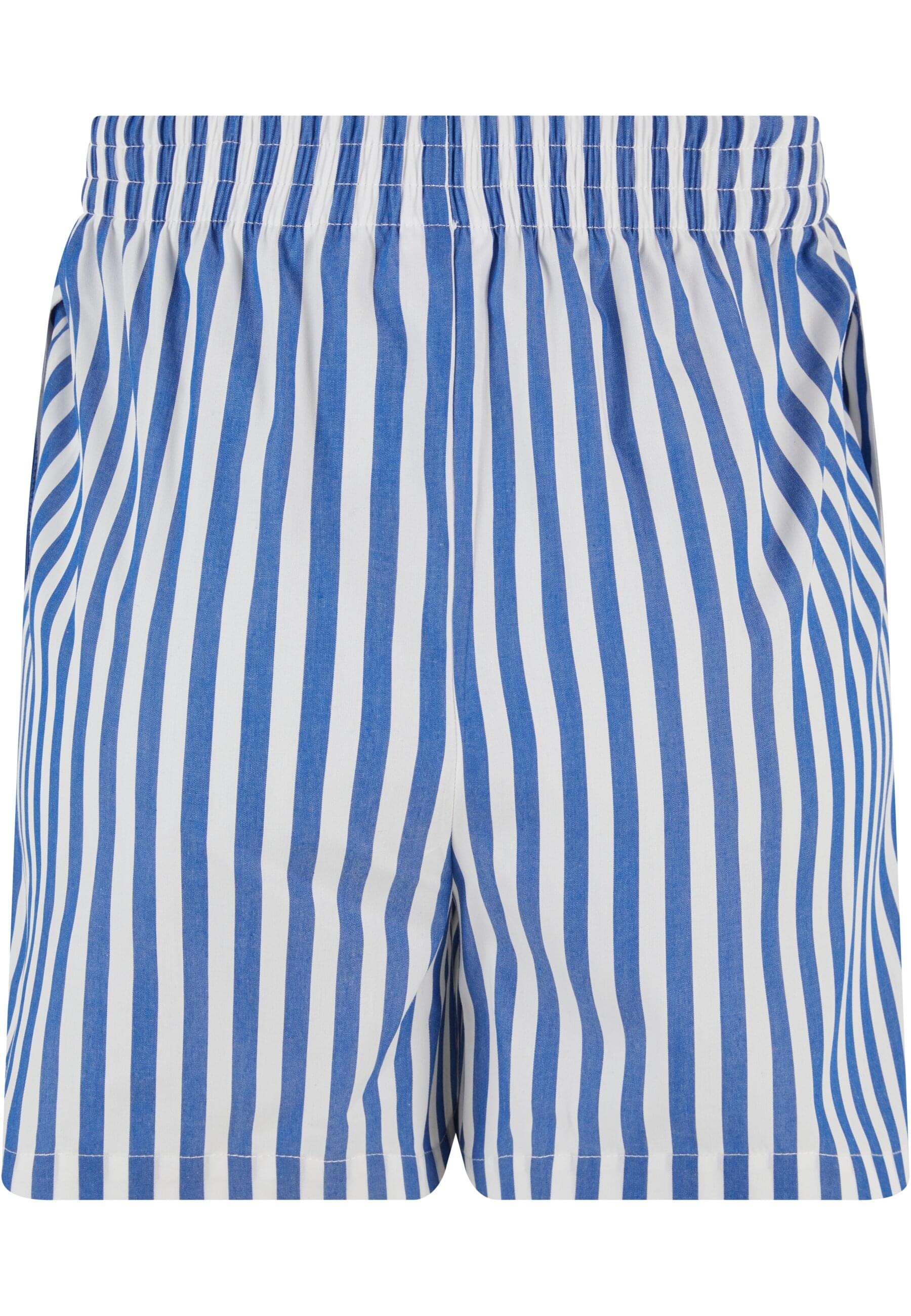 URBAN CLASSICS Shorts »Urban Classics Damen Ladies Striped Shorts«, (1 tlg.)
