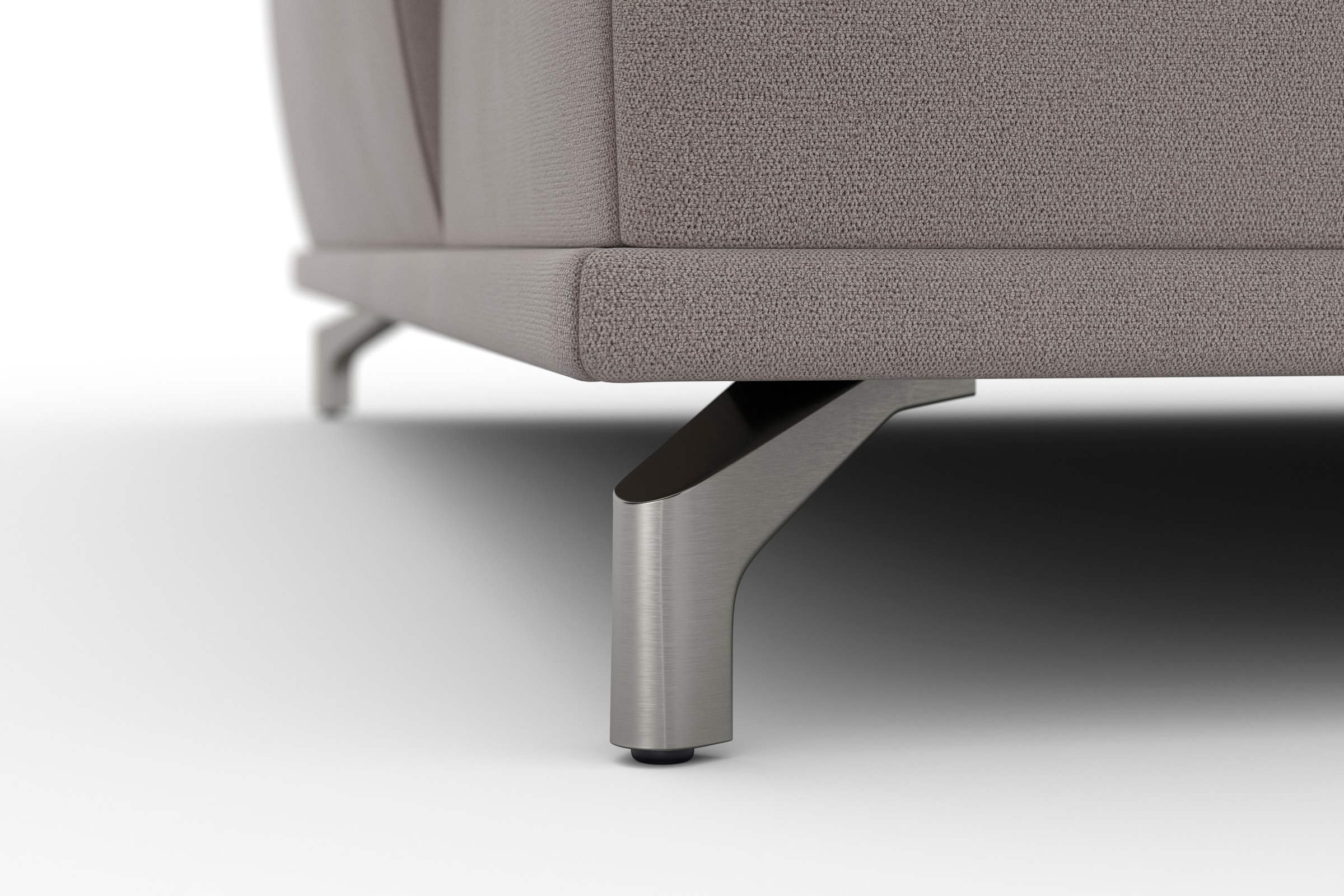 sit&more Wohnlandschaft »Cabrio U-Form«, Sitztiefenverstellung und Federkern, jeweils inklusive 3 Nierenkissen