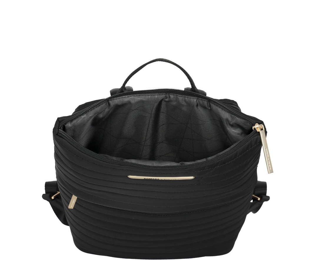 travelite Freizeitrucksack »BARBARA & travelite | BARBARA STEPP«, Safety-Reißverschlussfach Aufsteckfunktion
