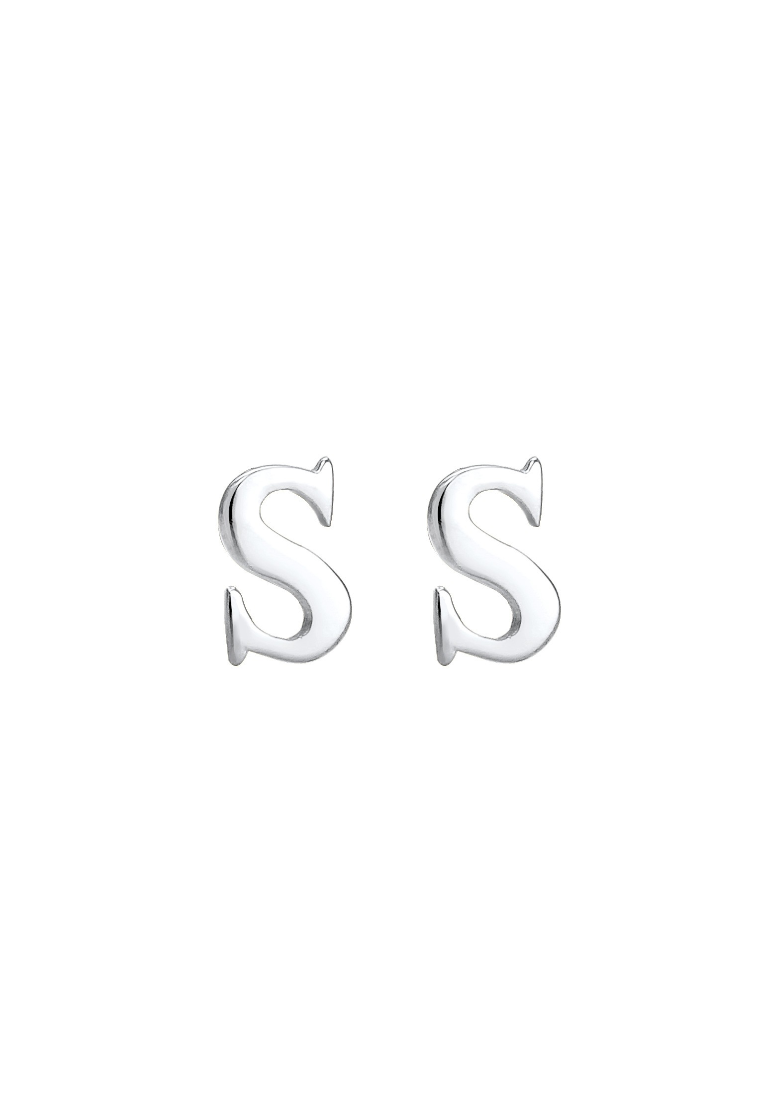 Elli Paar Ohrstecker »Ohrstecker Buchstabe S Initiale925 Sterling Silber«