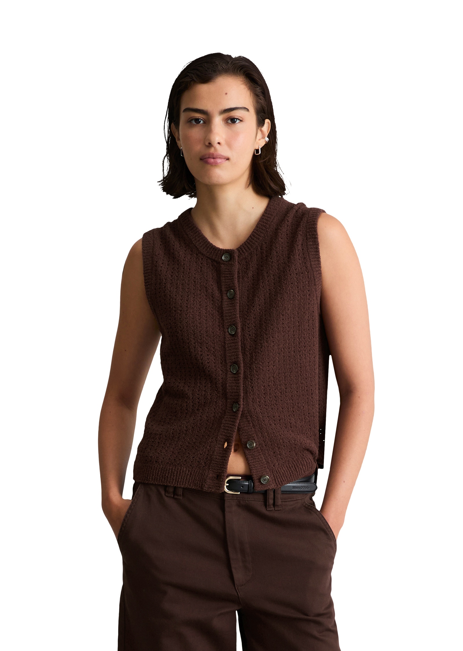 Marc OPolo DENIM Strickweste "aus weichem Organic Cotton-Mix"