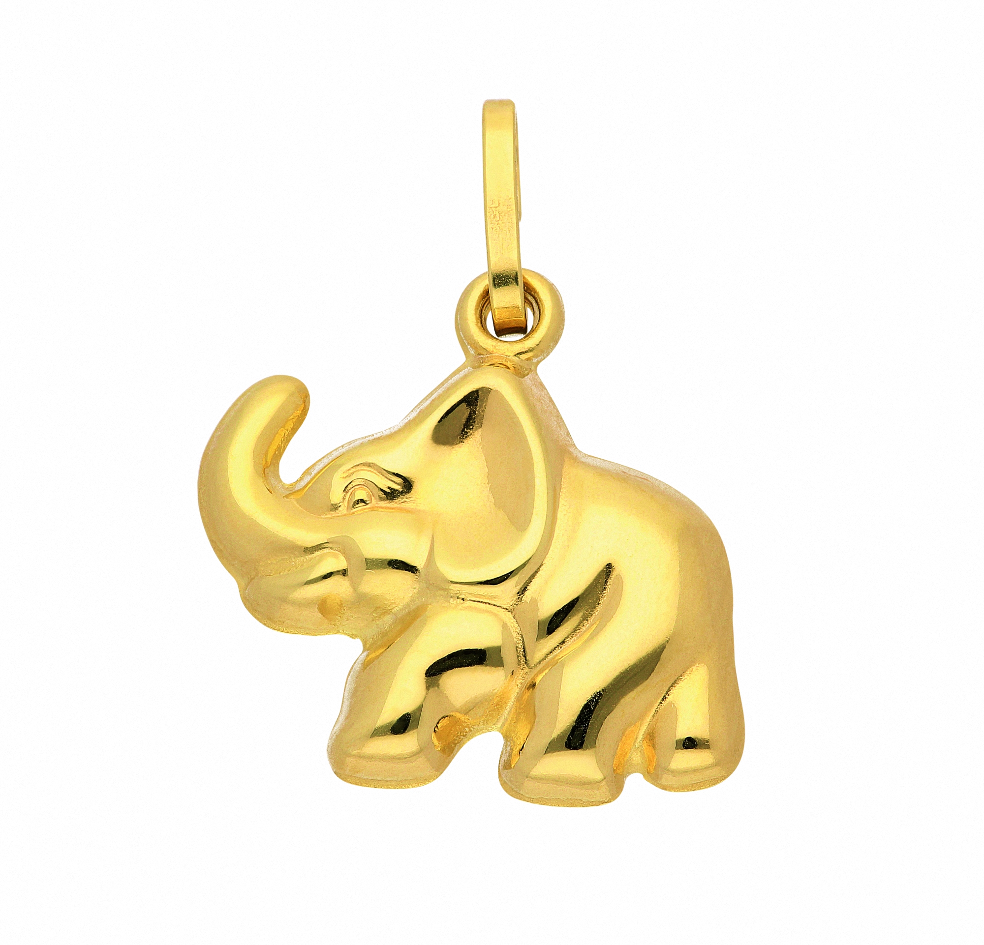 Halskette mit Adelia´s | Kette bestellen Anhänger mit Anhänger Set - Schmuckset BAUR »333 Elefant«, Gold