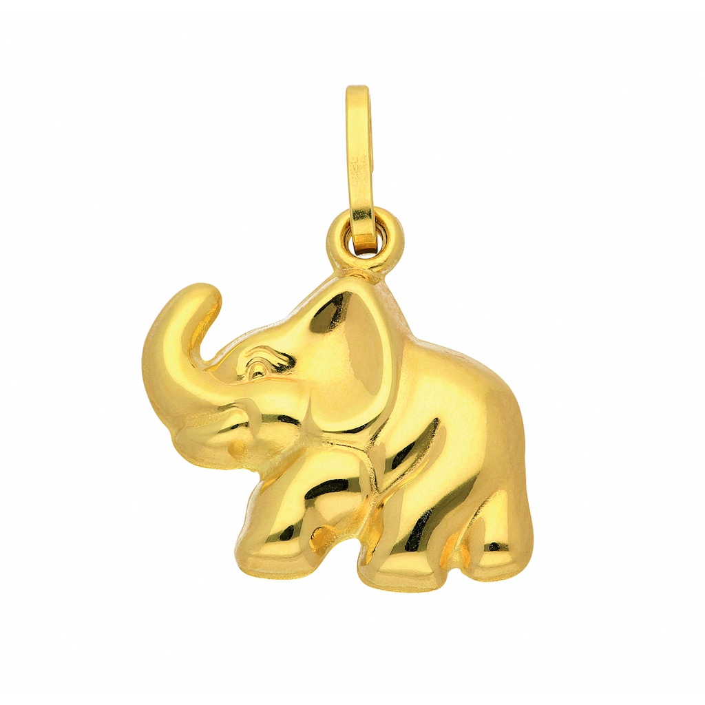 Adelia´s Kette mit Anhänger »333 Gold Anhänger Elefant« Schmuckset Set mit Halskette