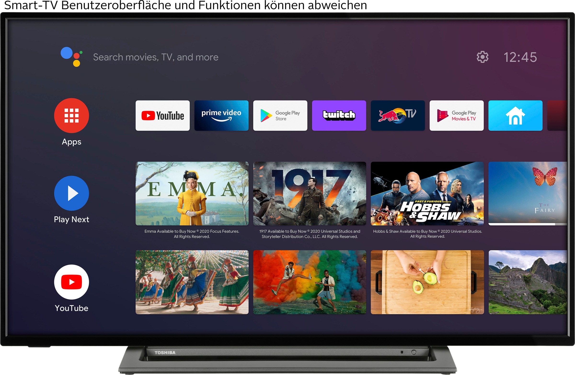 Toshiba LED-Fernseher »43LA3B63DA«, Full HD, Google TV-Android TV-Smart-TV