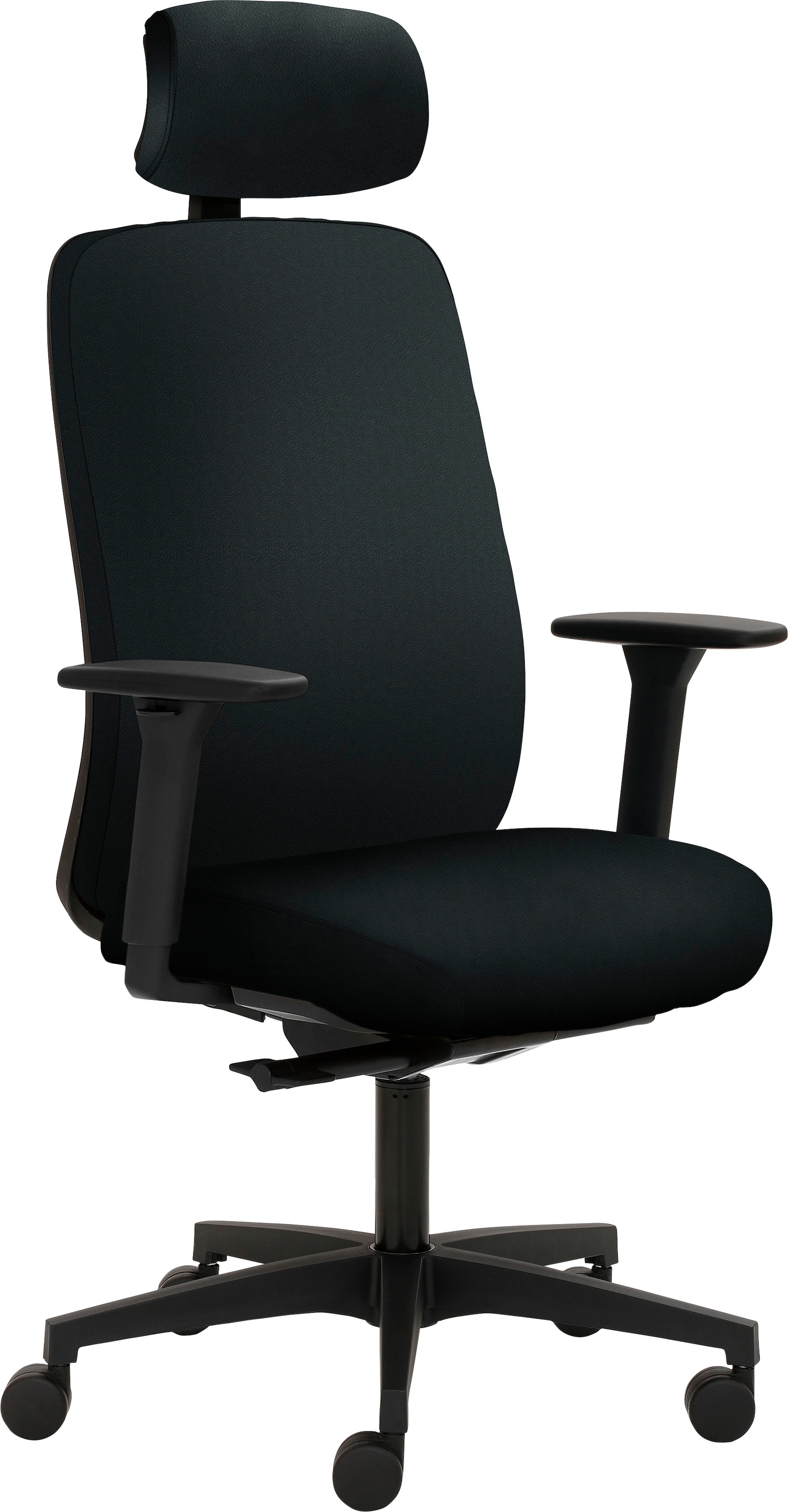 Bürostuhl MAYER SITZMÖBEL, B:70cm, schwarz, Kunstleder, Stühle, "myTRITON"