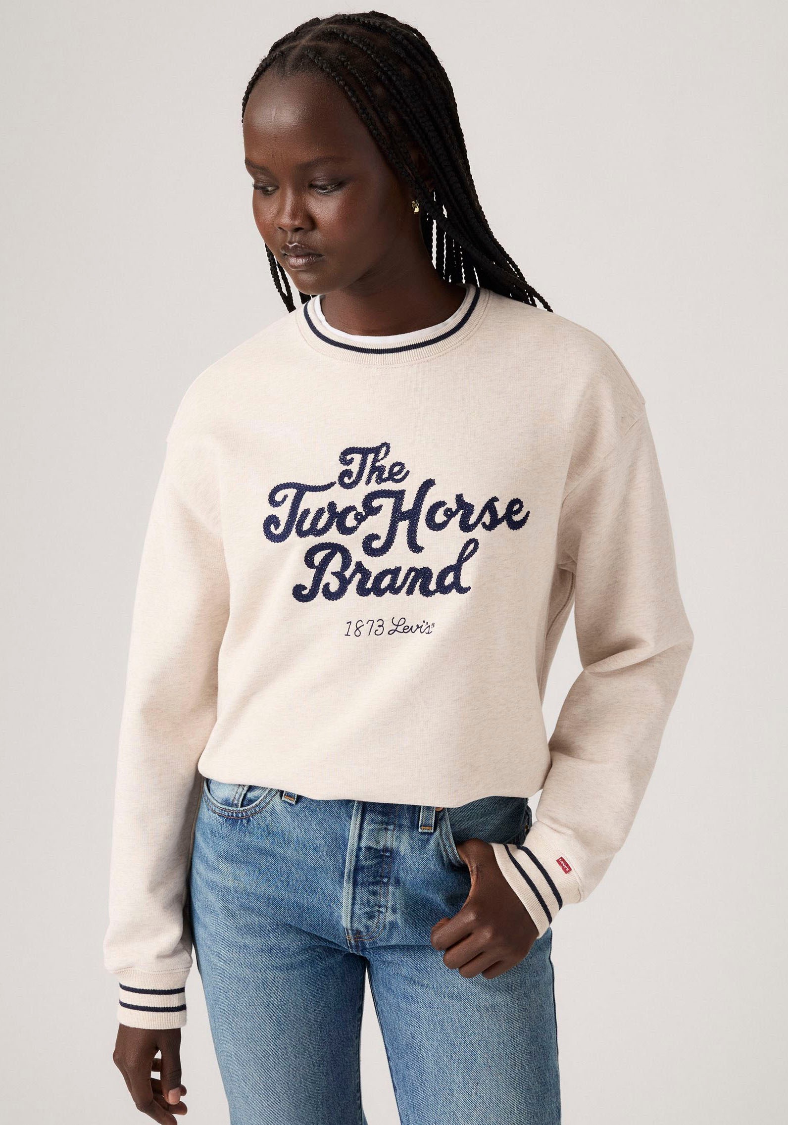 Levis Sweatshirt "GR HERITAGE SPORT", mit Stickerei im Front- und Rückenber günstig online kaufen