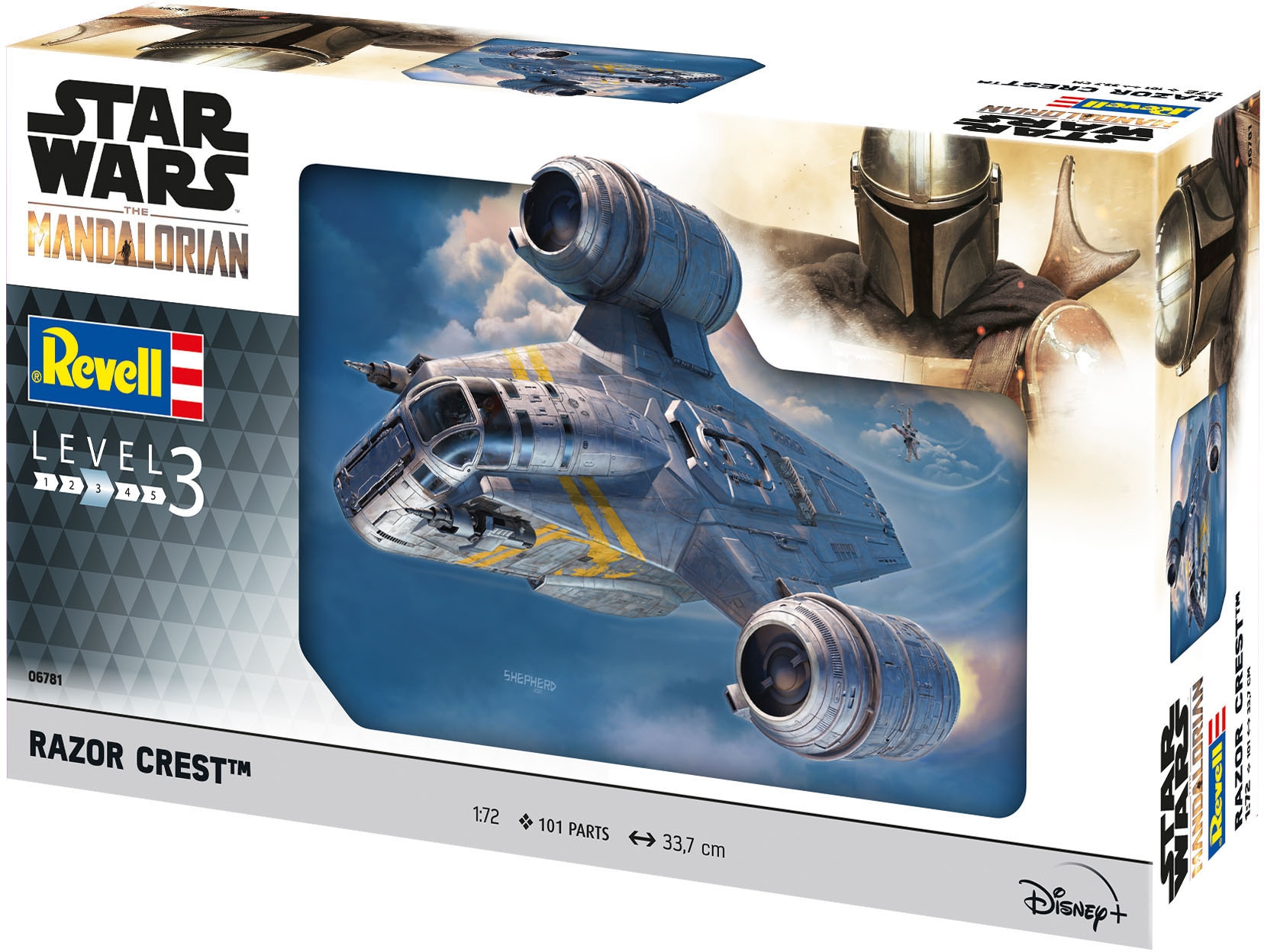Revell® Modellbausatz »Star Wars, The Mandalorian - Razor Crest«, 1:72, Made in Europe