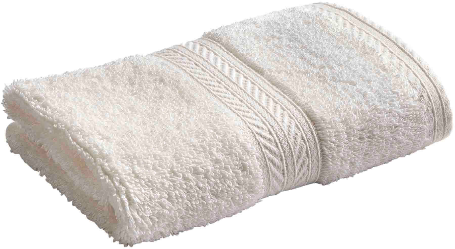 Waschlappen CHRISTY, B:33cm L:33cm, beige, Walkfrottier, Waschlappen, "RENAISSANCE", Premium-Waschlappen in Luxusqualität, 675g/m², 33x33cm, 6er Set