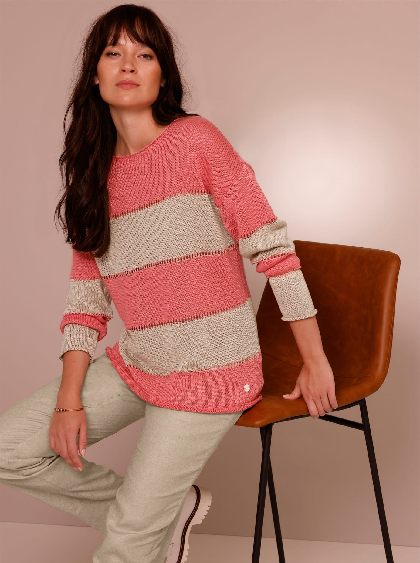 Strickpullover »Leinen-Pullover«