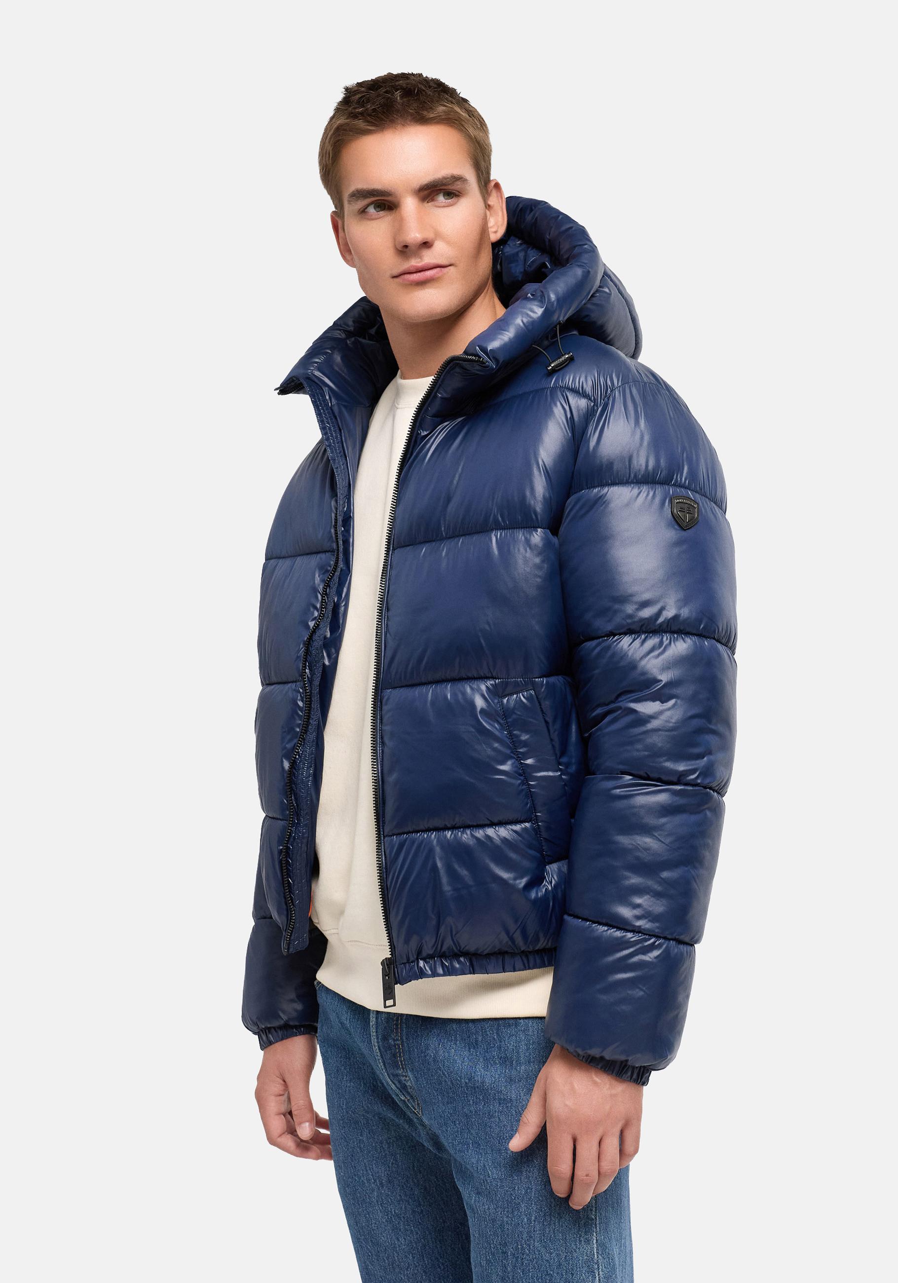 Stone Harbour Outdoorjacke "Tanioos XX" mit Kapuze Warme Herren Steppjacke mit verstellbarer Kapuze