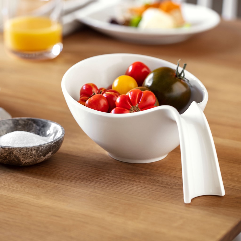 Villeroy & Boch Schale »Bol mit Griff Flow 600 ml weiß«