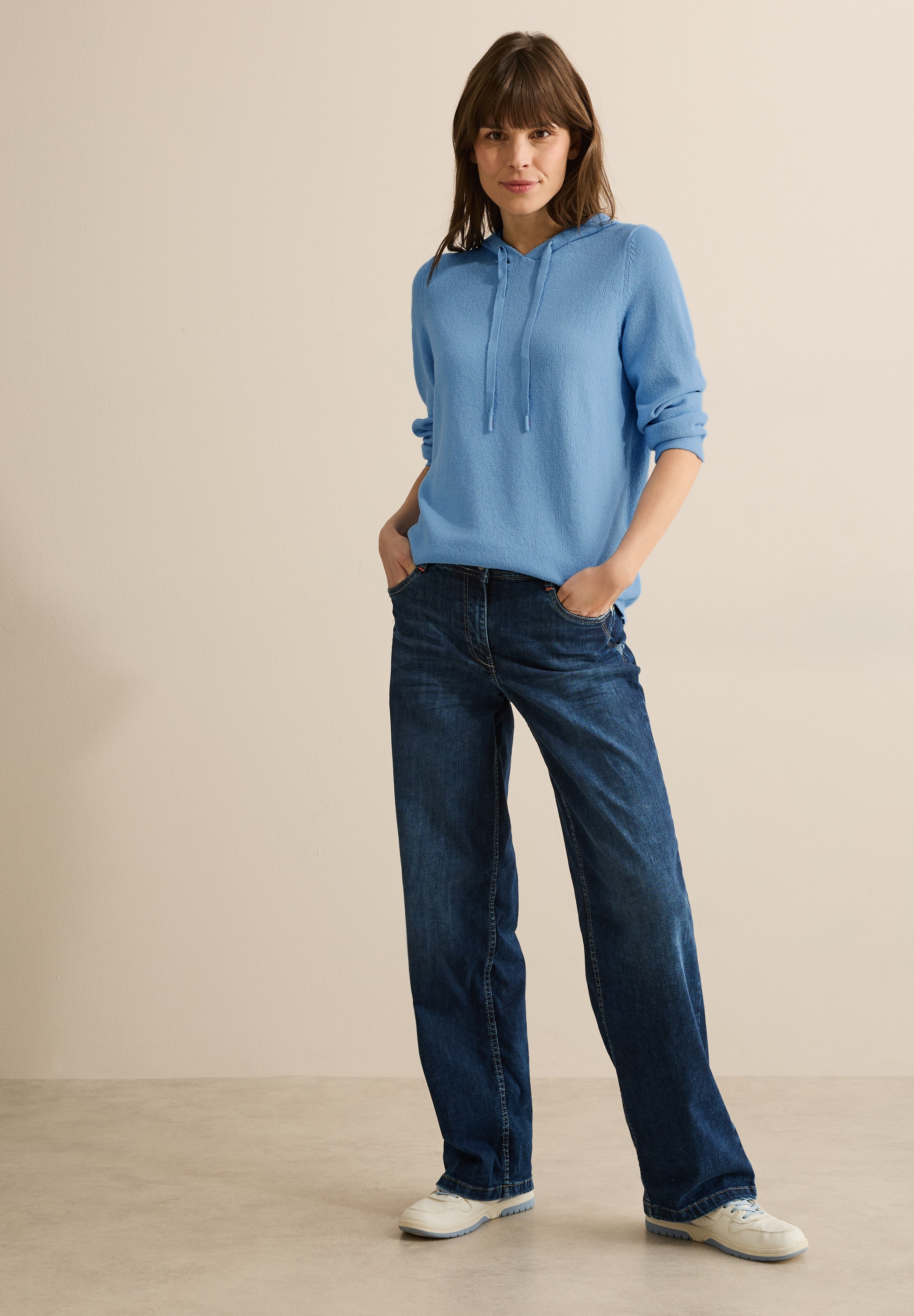 Cecil Strickpullover, mit 3/4 Ärmeln