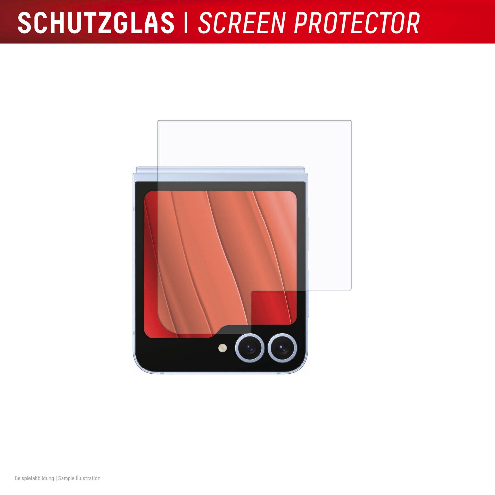 Displex Displayschutzglas »Smart Glass«, Displayschutzfolie, Schutzfolie, Bildschirmschutz, kratz- & stoßfest