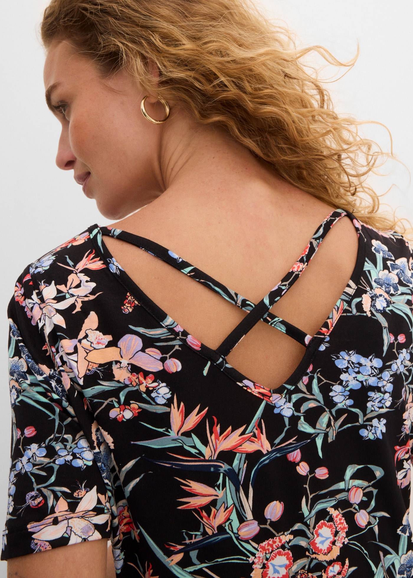 bonprix Jerseykleid für warme Tage, aus Viskose mit Elasthan, A-Linien-Schnitt