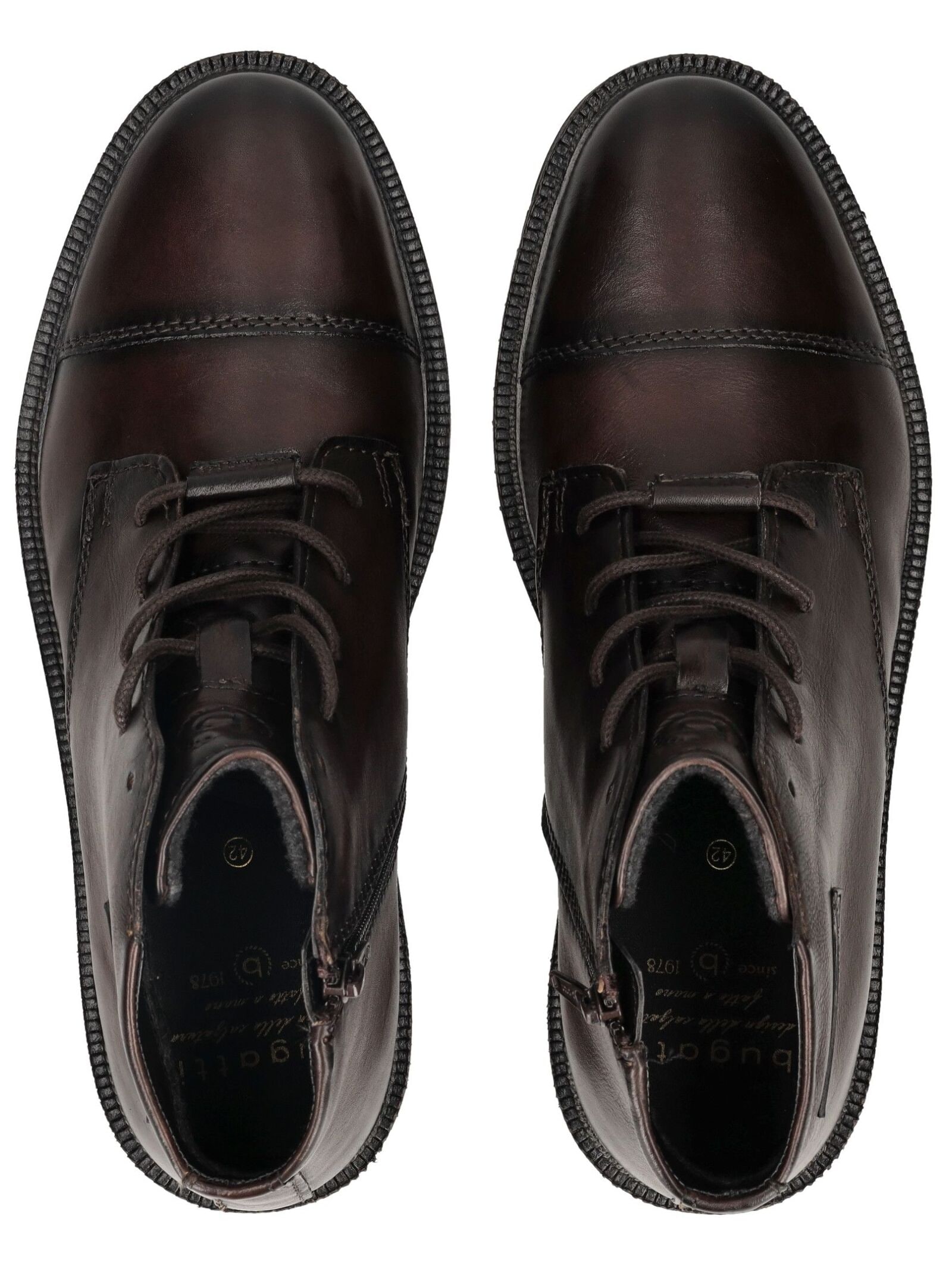 bugatti Schnürstiefelette »bugatti Stiefelette Nappaleder«