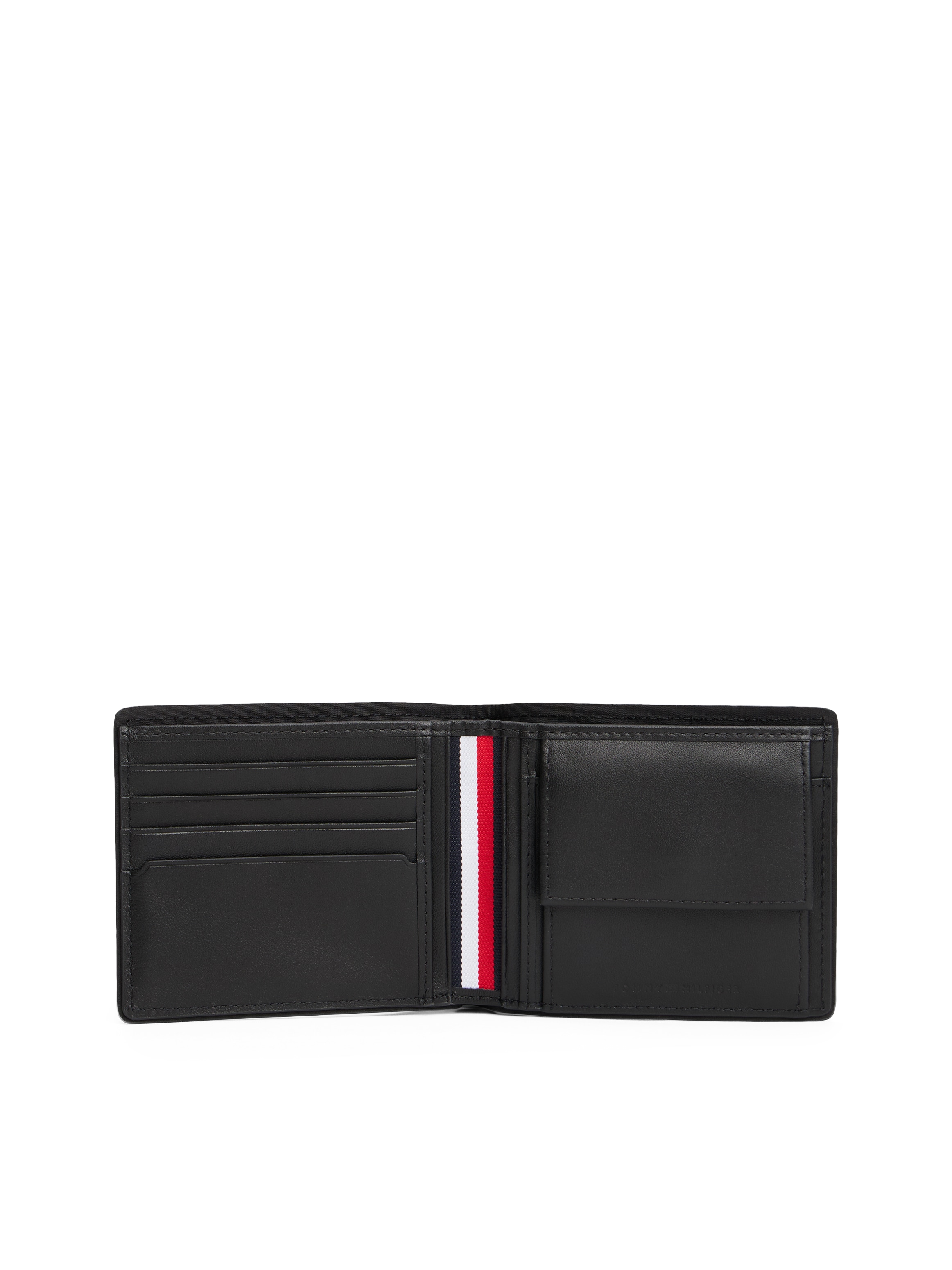 Tommy Hilfiger Geldbörse »TH CORP CC & COIN«, Men Geldbeutel, Portemonnaie, zum praktischen Aufklappen