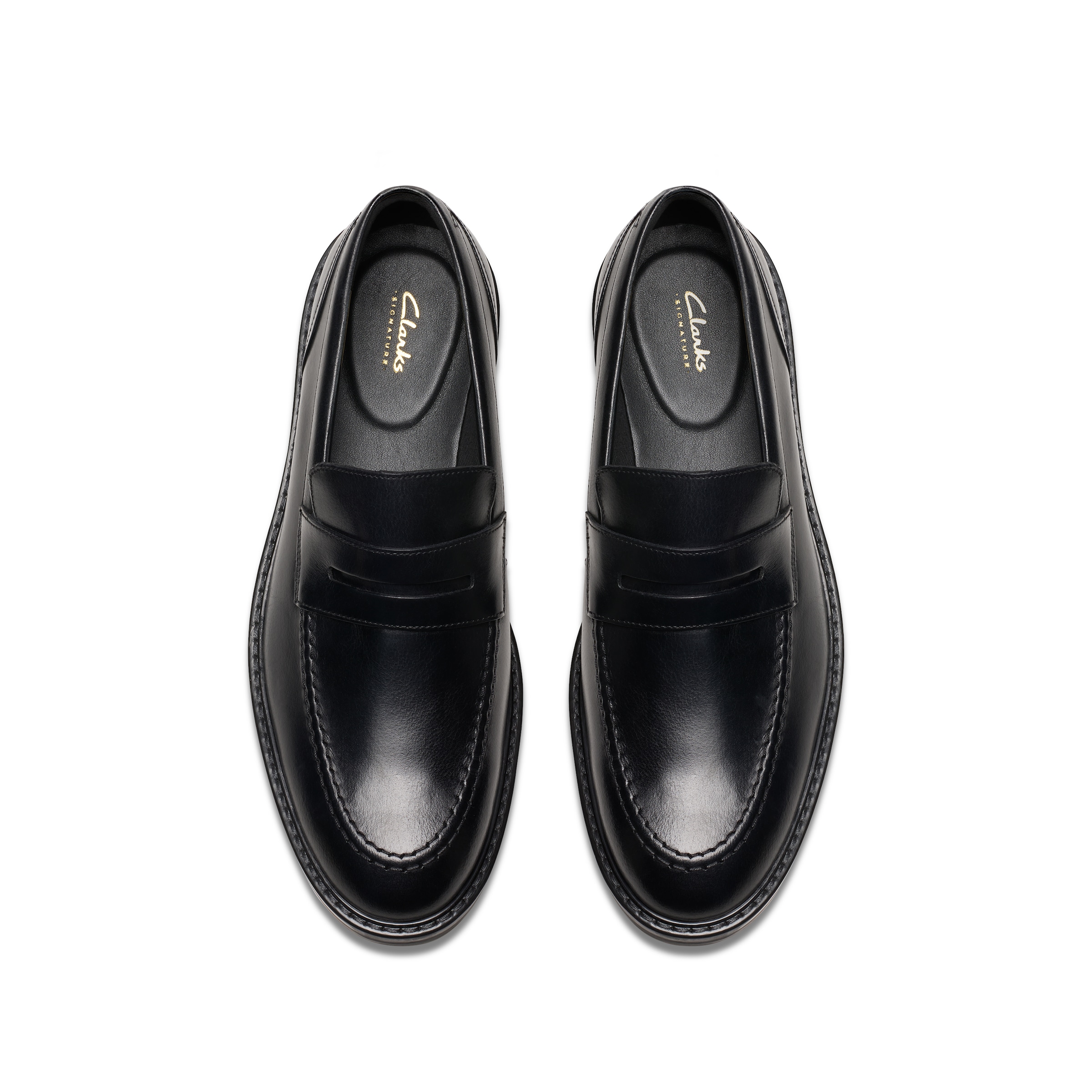 Clarks Loafer »Aldwin Step«, Slipper, Business Schuh, Anzugschuh mit Blockabsatz