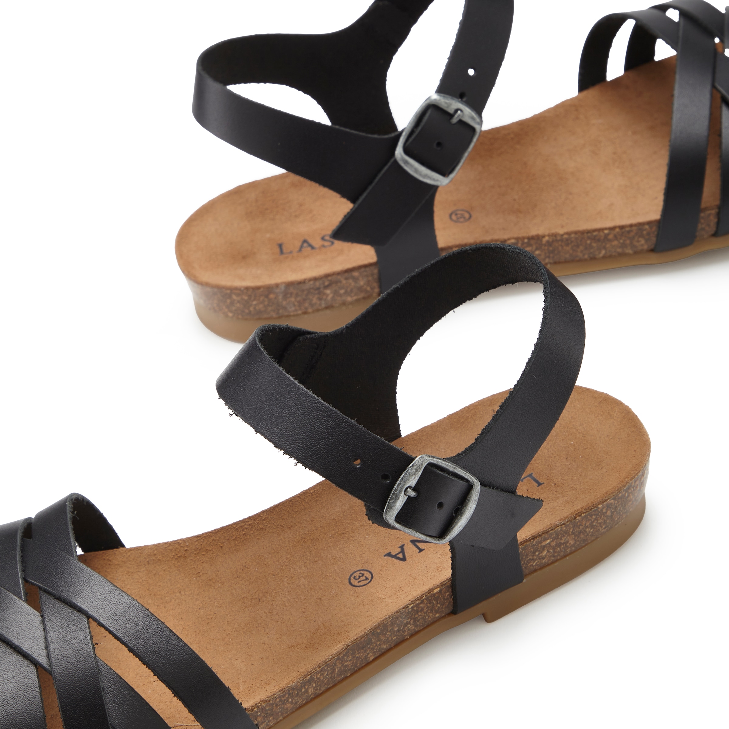 LASCANA Sandale »Sandalette, Sommerschuh«, aus Leder