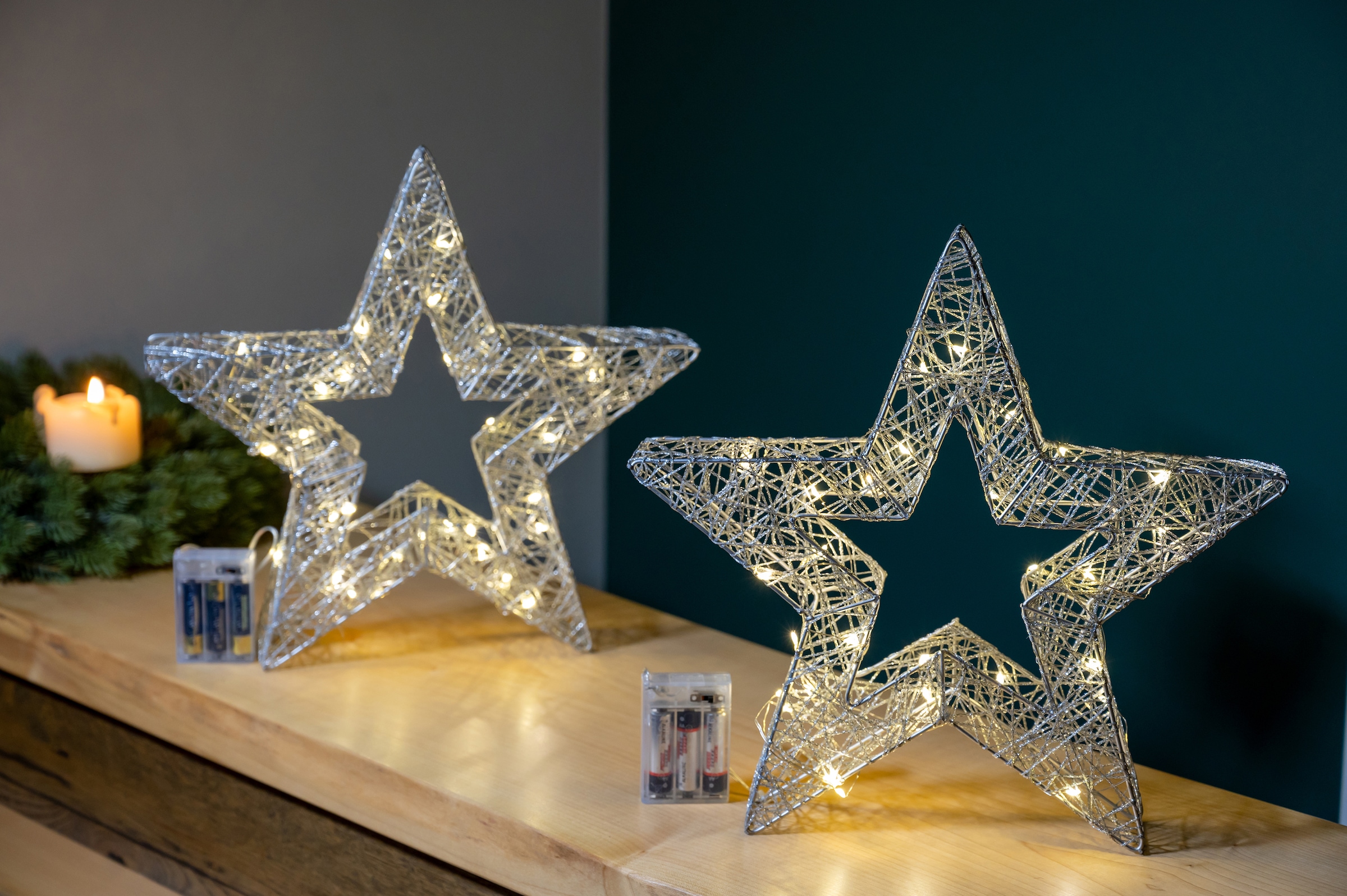 Star-Max LED Stern »Weihnachtsstern, Weihnachtsdeko«, 60 flammig-flammig,  stromsparende LED kaufen | BAUR