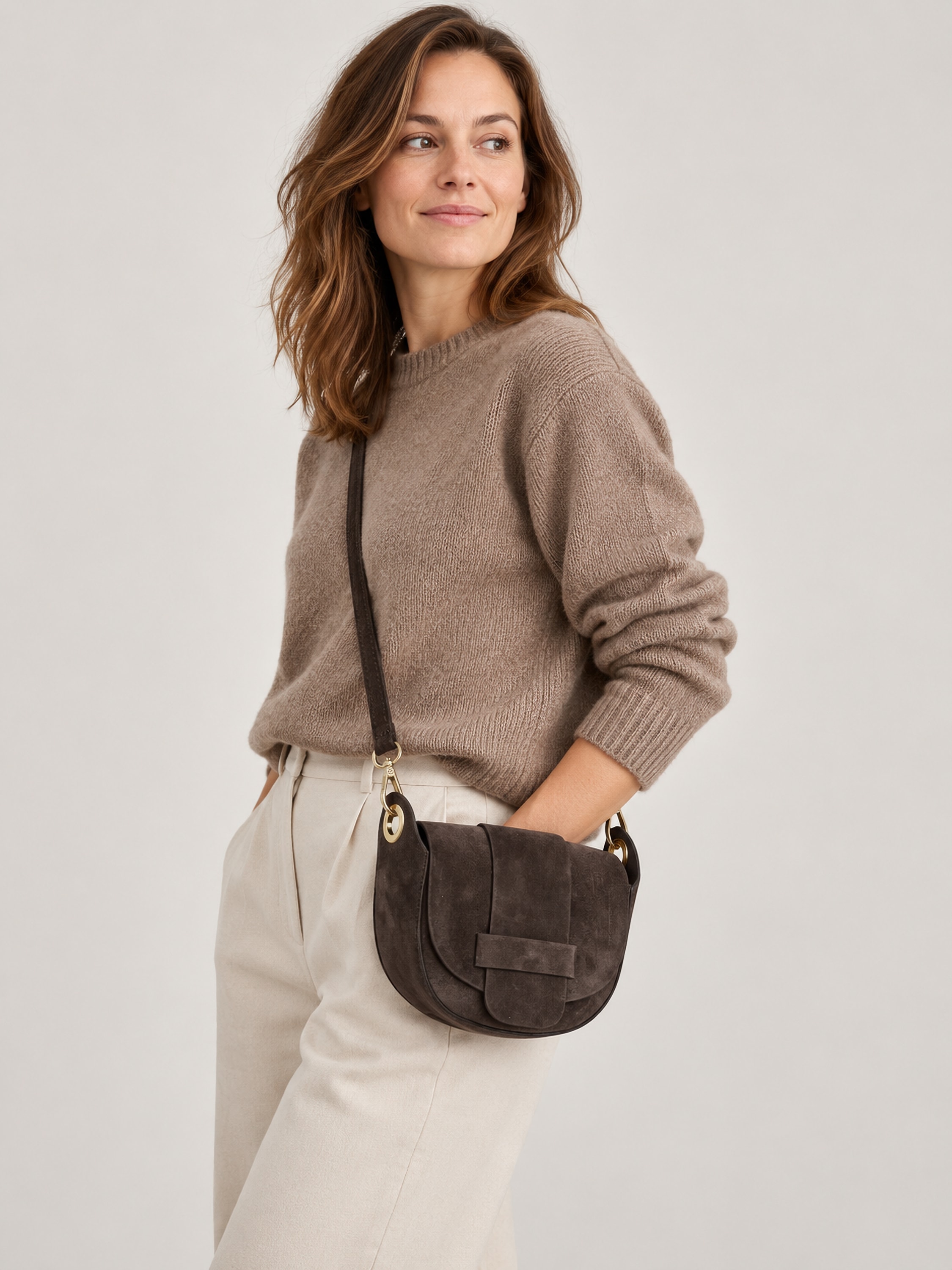COLLEZIONE ALESSANDRO Umhängetasche »Sella« Echtes Leder, Made in Italy