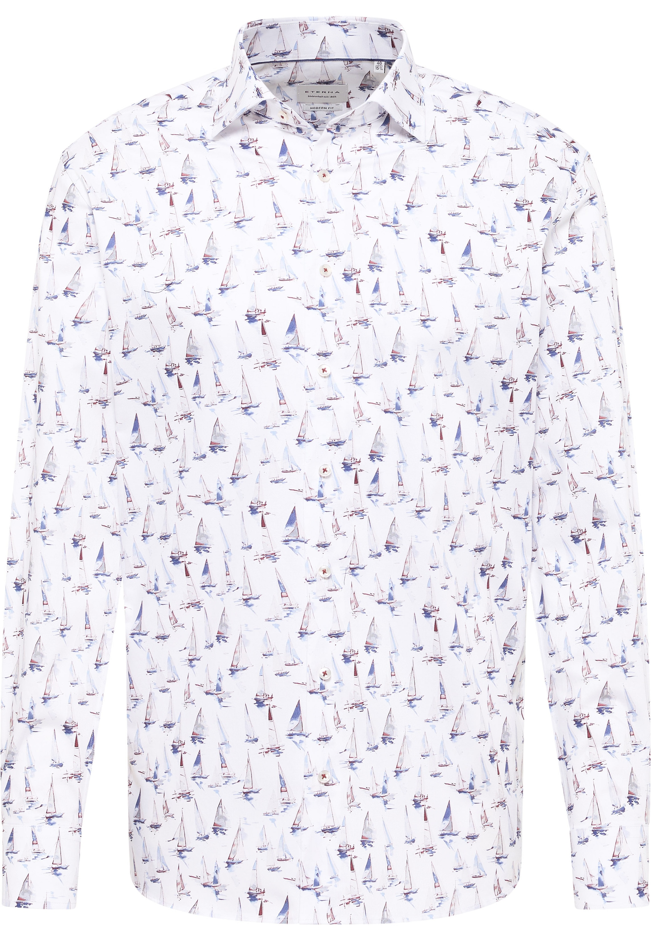 Eterna Langarmhemd »MODERN FIT« NON IRON (bügelfrei)