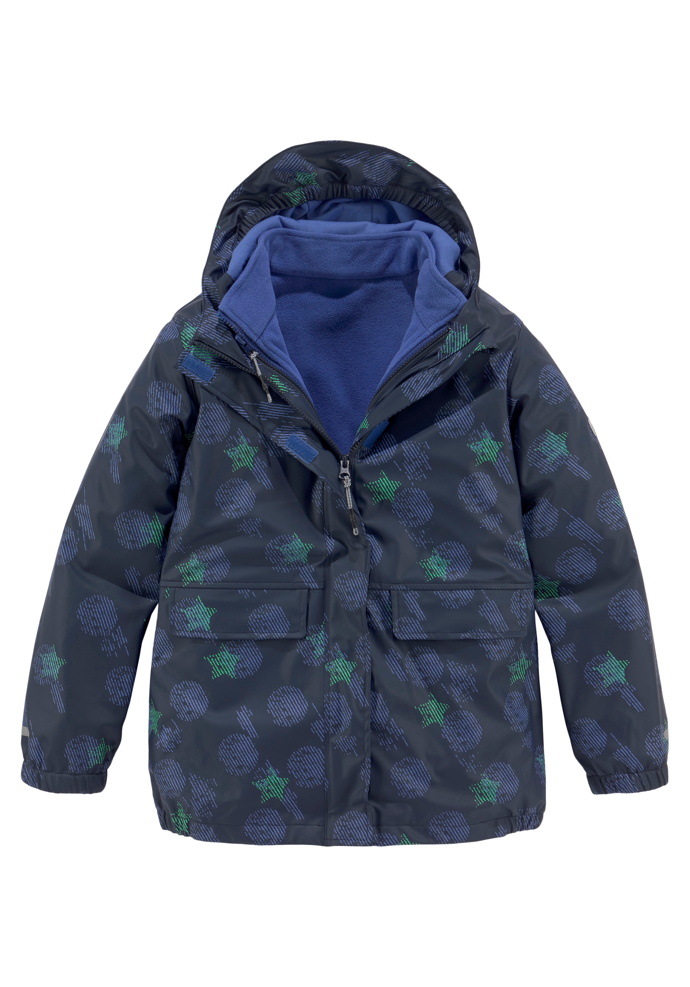 Scout 3-in-1-Funktionsjacke »Regenjacke + Fleecejacke«, (Set), mit Kapuze,  für fast alle Wetterlagen | günstig kaufen