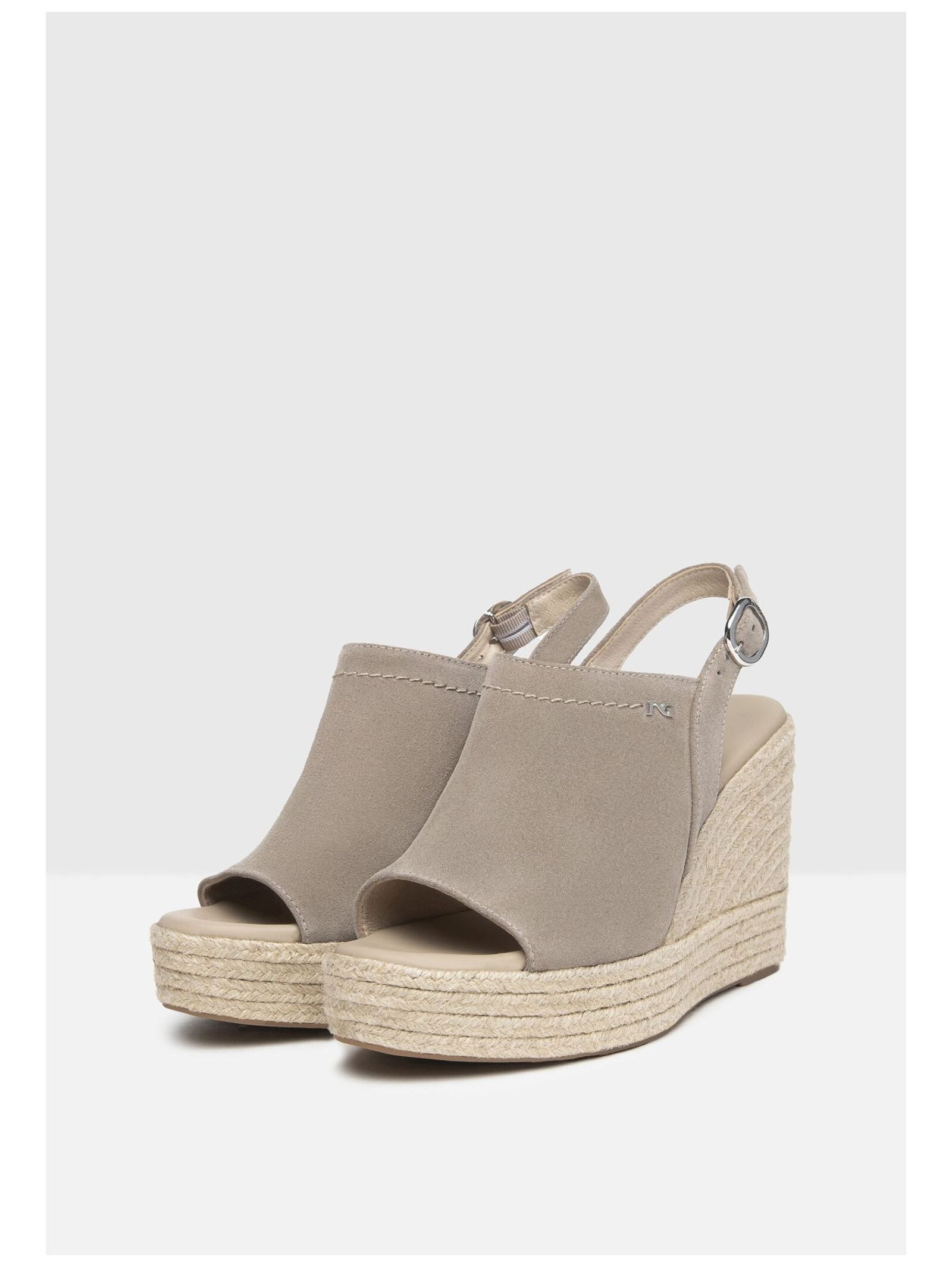 Nero Giardini Peeptoepumps »Nero Giardini Sandalen Veloursleder«