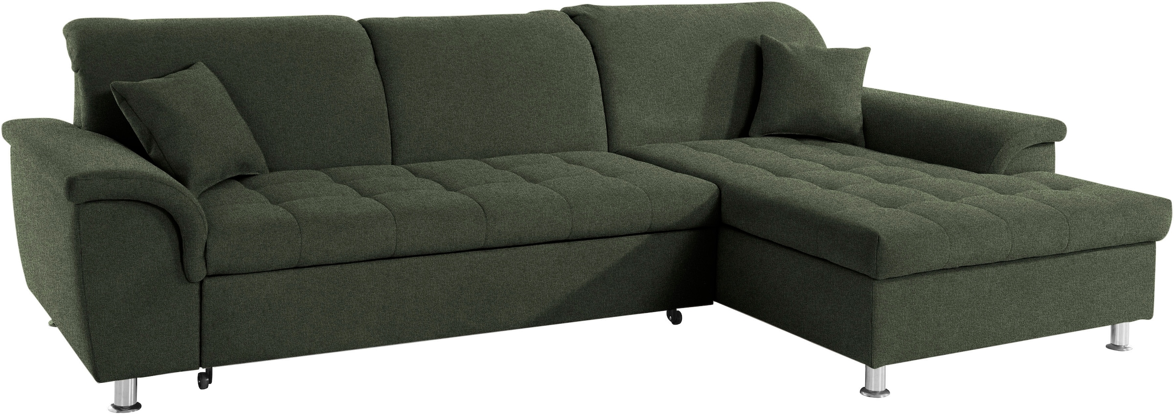 DOMO collection Ecksofa »Franzi L-Form«, wahlweise mit Kopfteilverstellung (dann Tiefe: 170 cm)