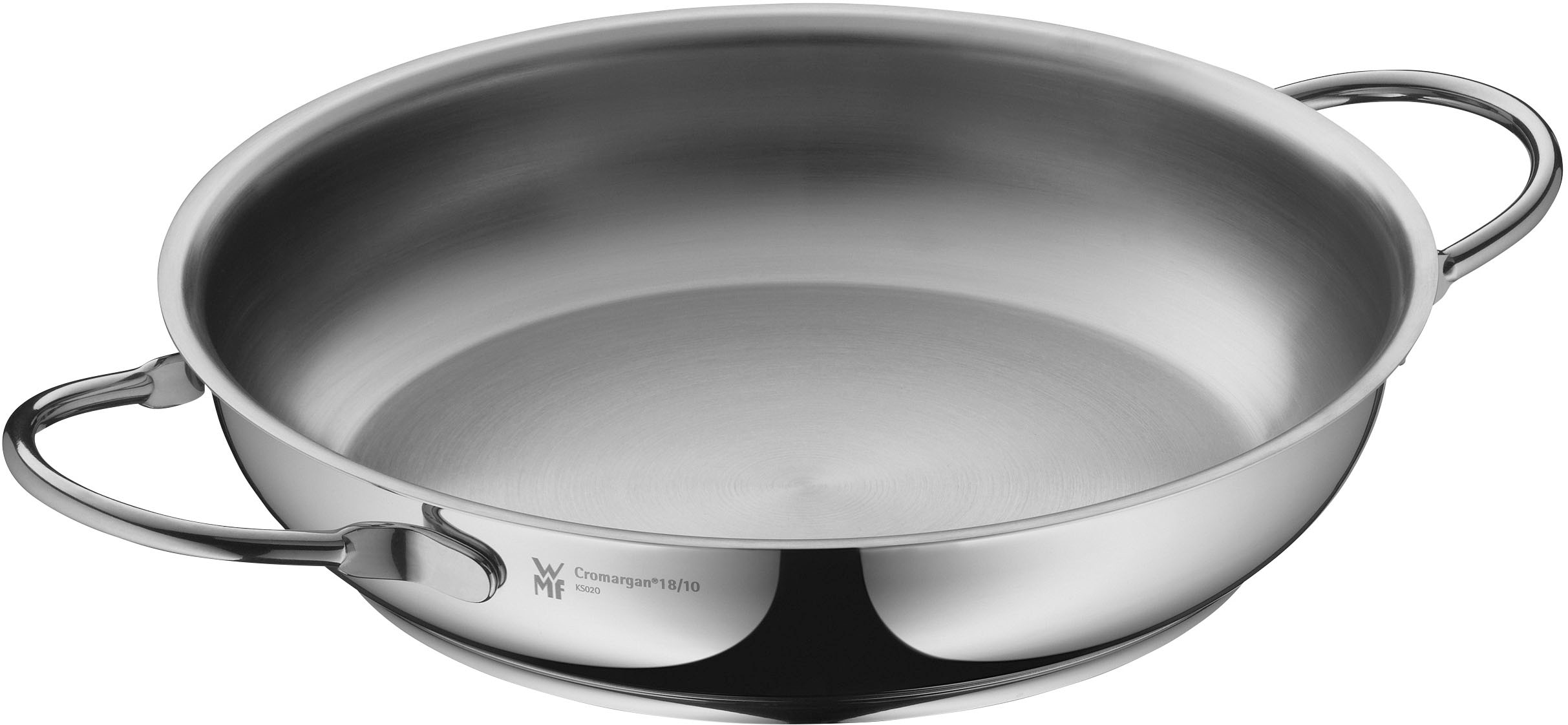WMF Servierpfanne "Profi" Cromargan Edelstahl Rostfrei 18/10 1 tlg. tlg. TransTherm-Allherdboden, optimale Wärmespeicherung /-verteilung