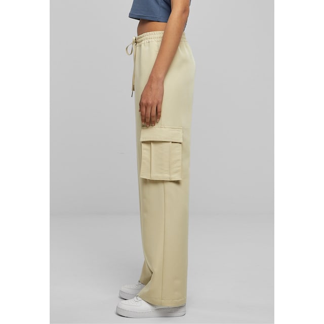 URBAN CLASSICS Cargohose »Damen Ladies Vicose Straight Leg Cargo Pants«, (1  tlg.) für kaufen | BAUR