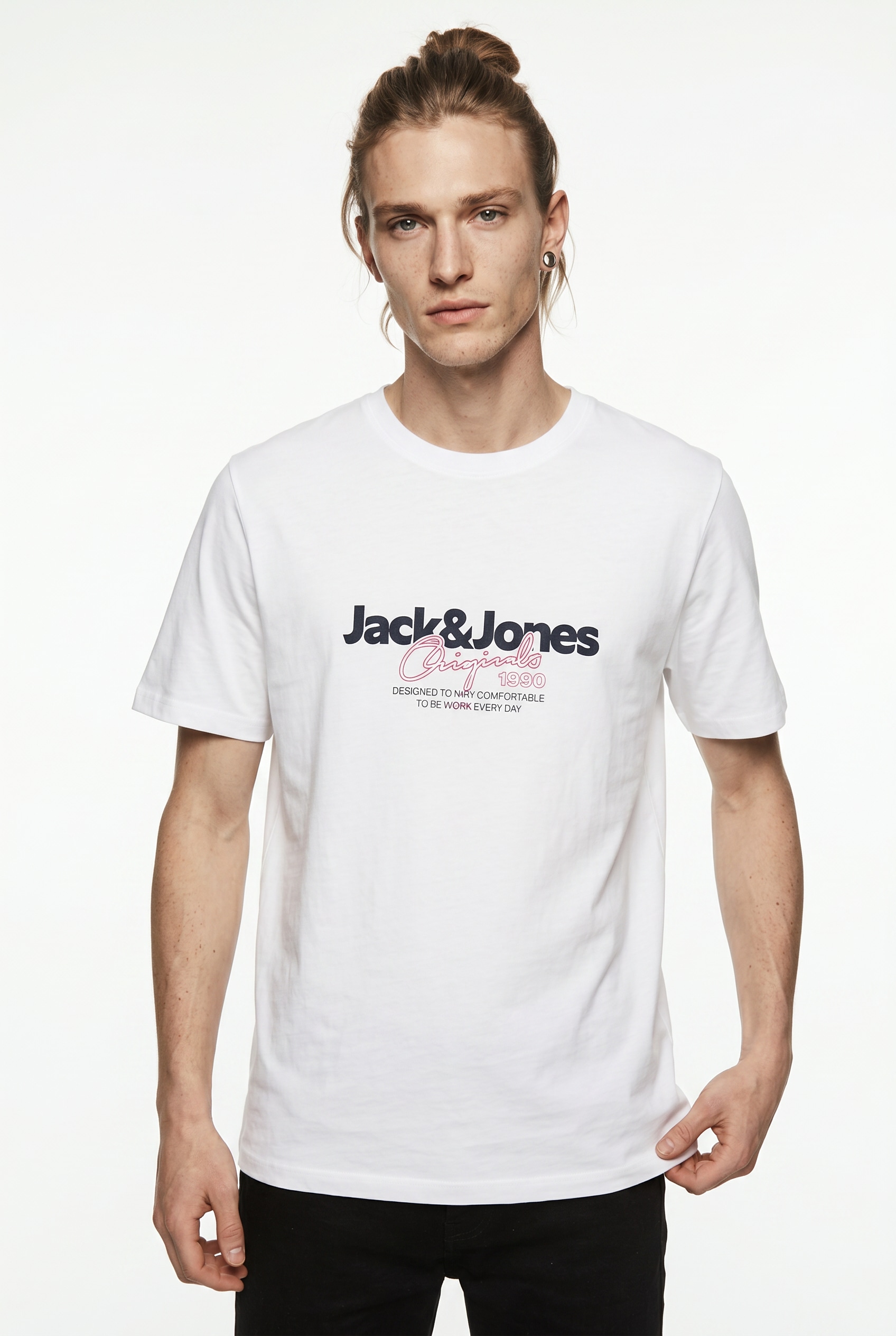 Jack & Jones T-Shirt »JORCASSIS TEE SS CREW NECK FST« mit Logo Schriftzug