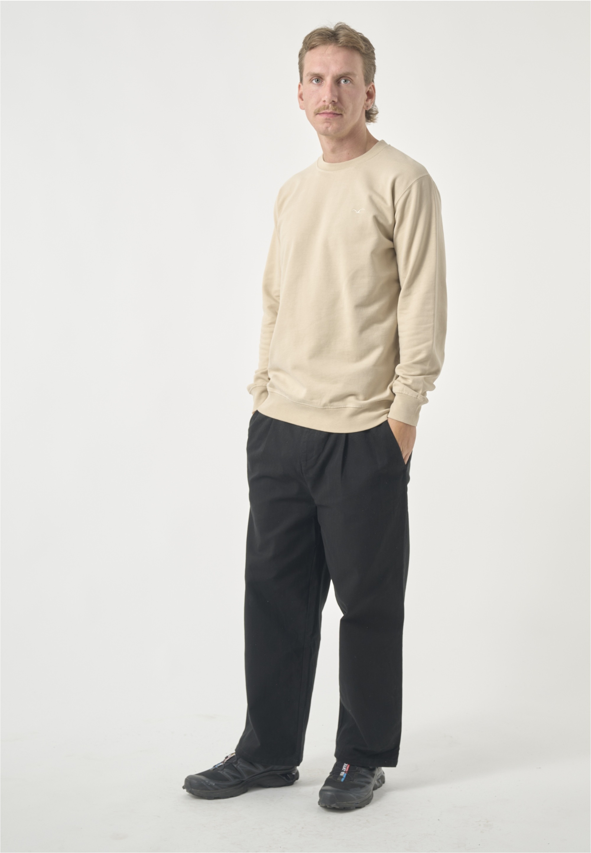 Cleptomanicx Sweatshirt »Ligull«, mit kleiner Möwen-Stickerei