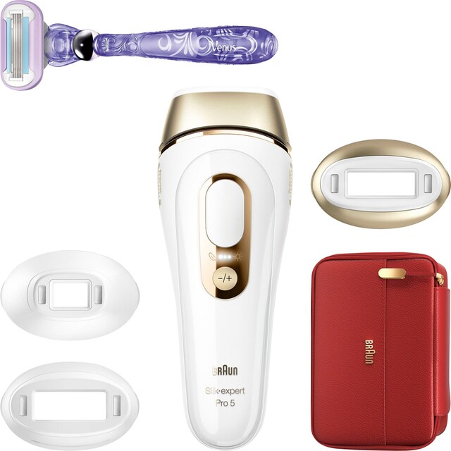 Braun IPL-Haarentferner »Silk-Expert Pro 5 PL5267«, 400.000 Lichtimpulse, Skin  Pro 2.0 Sensor | BAUR