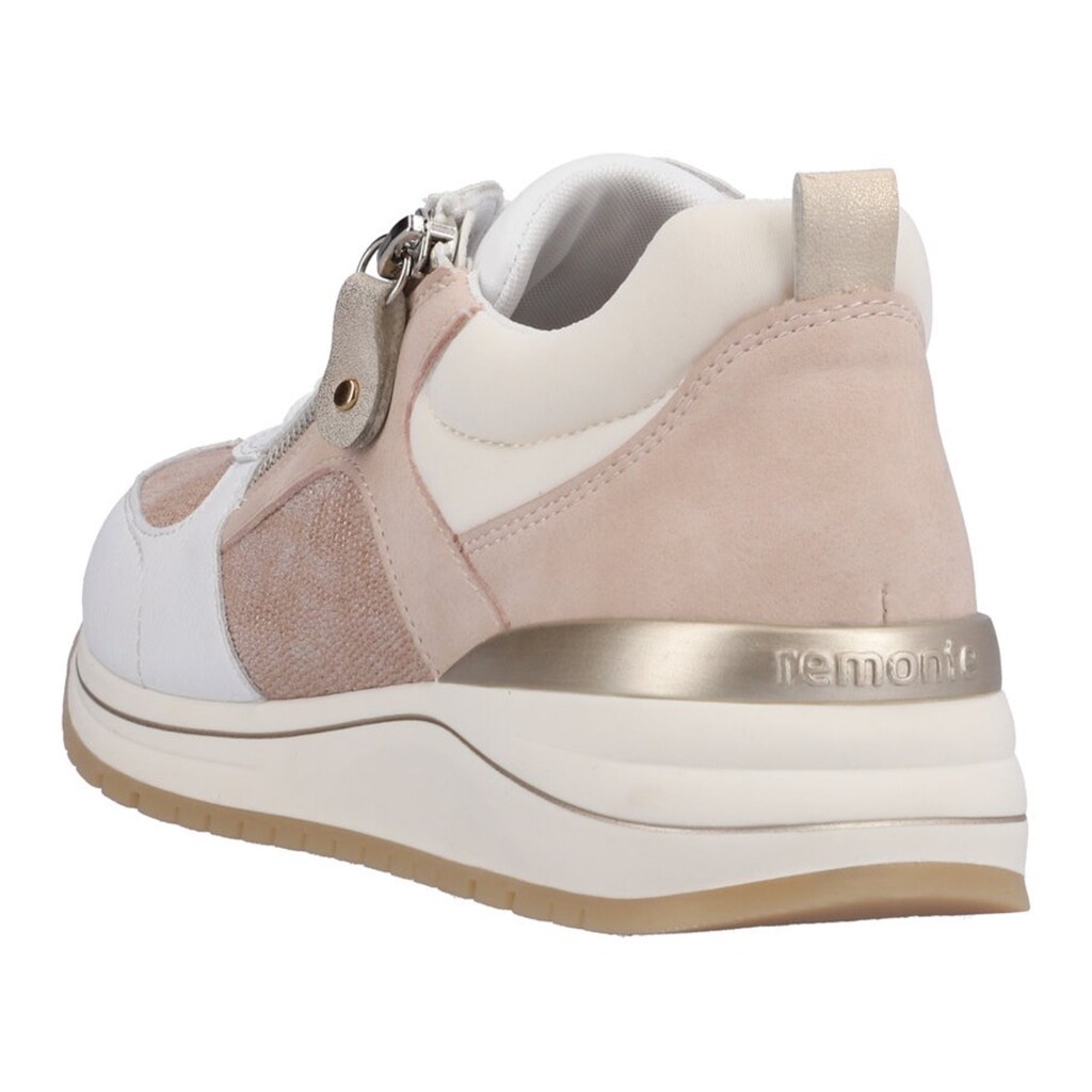 Remonte Sneaker, im Materialmix, Soft Foam Fußbett